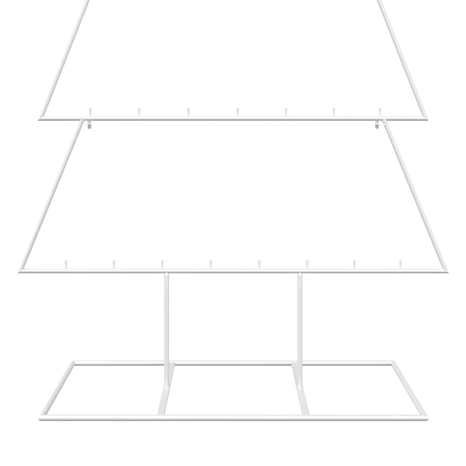 Albero di Natale in metallo con supporto KUOPIO 180 cm Acciaio
