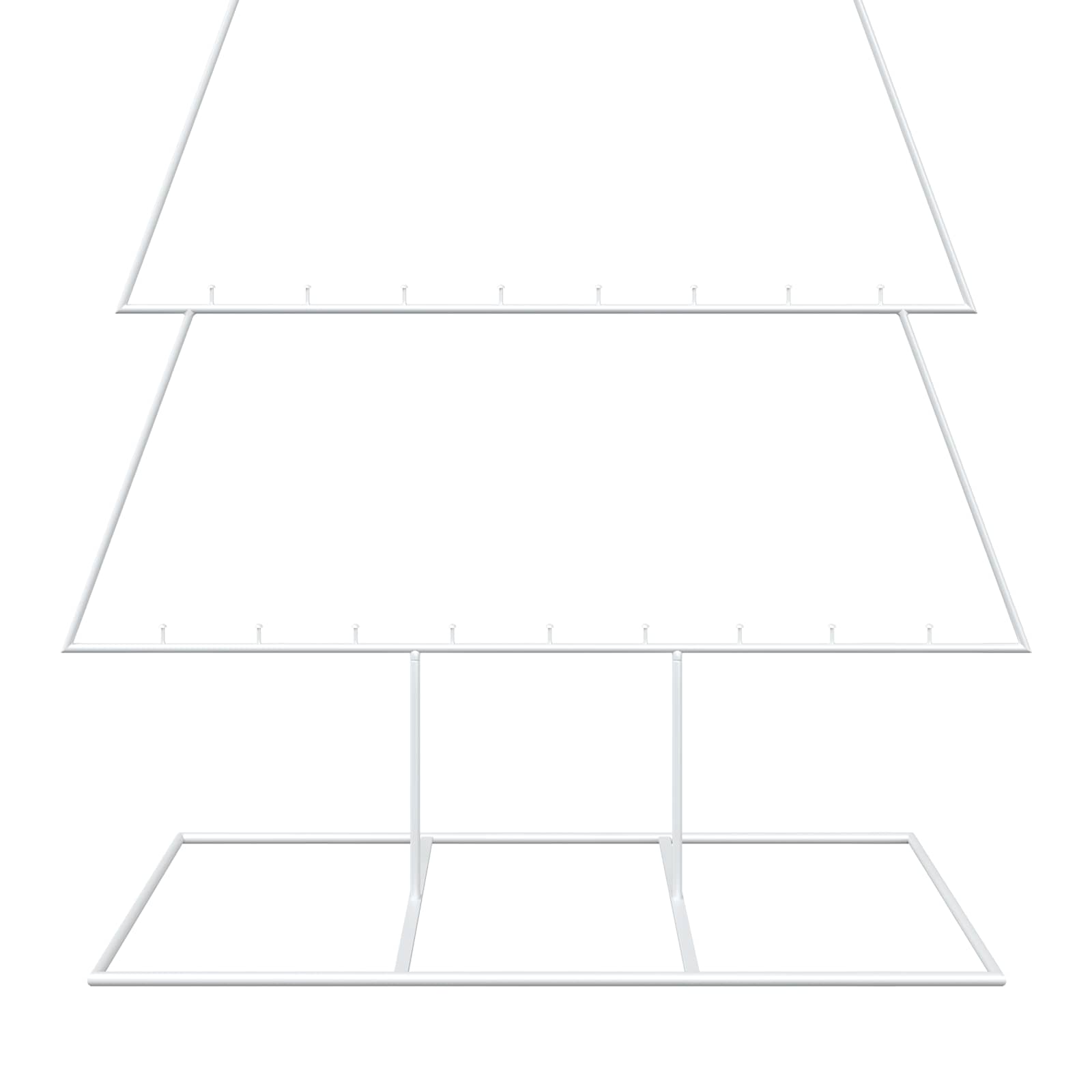 Albero di Natale in metallo con supporto KUOPIO 210 cm Acciaio