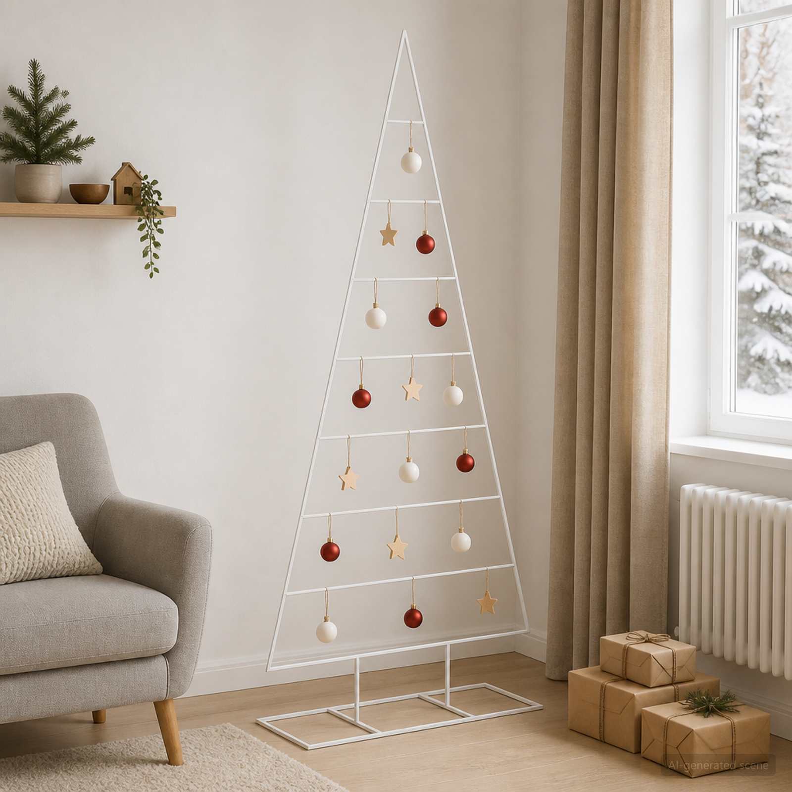Albero di Natale in metallo KUOPIO 210 cm