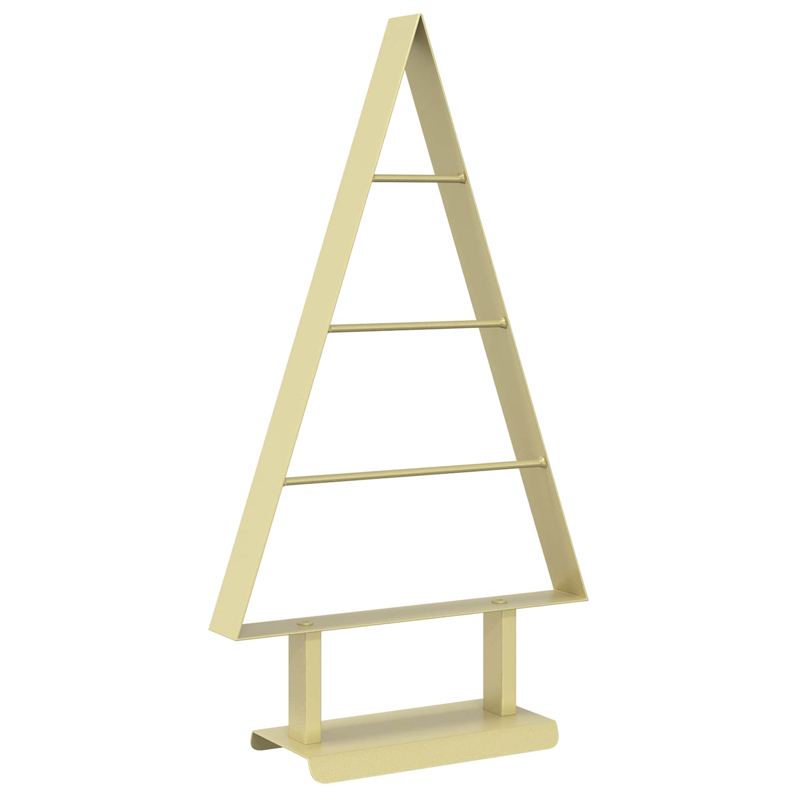 Albero di Natale in metallo KUOPIO 60 cm Acciaio Oro