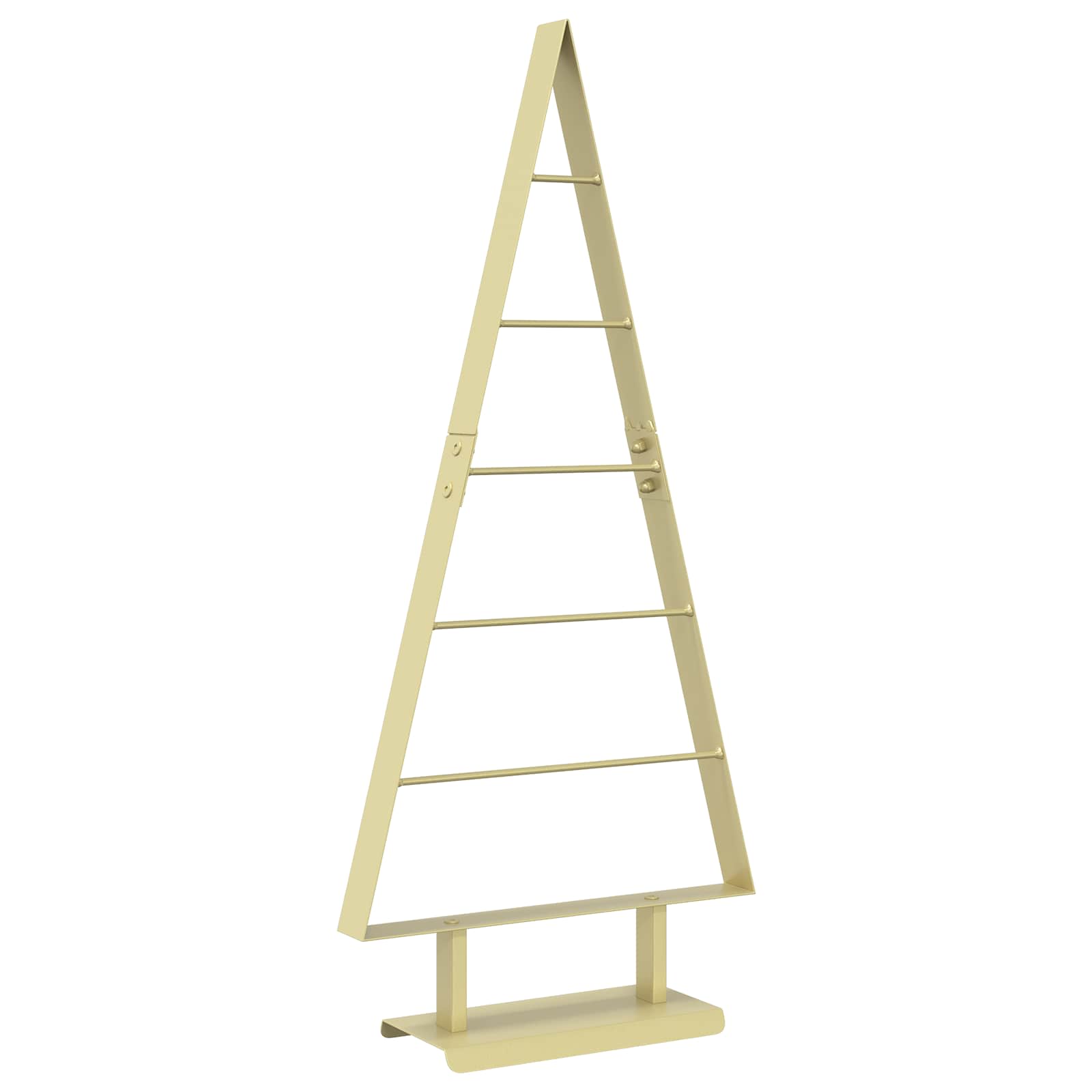 Albero di Natale in metallo KUOPIO 90 cm Acciaio Oro