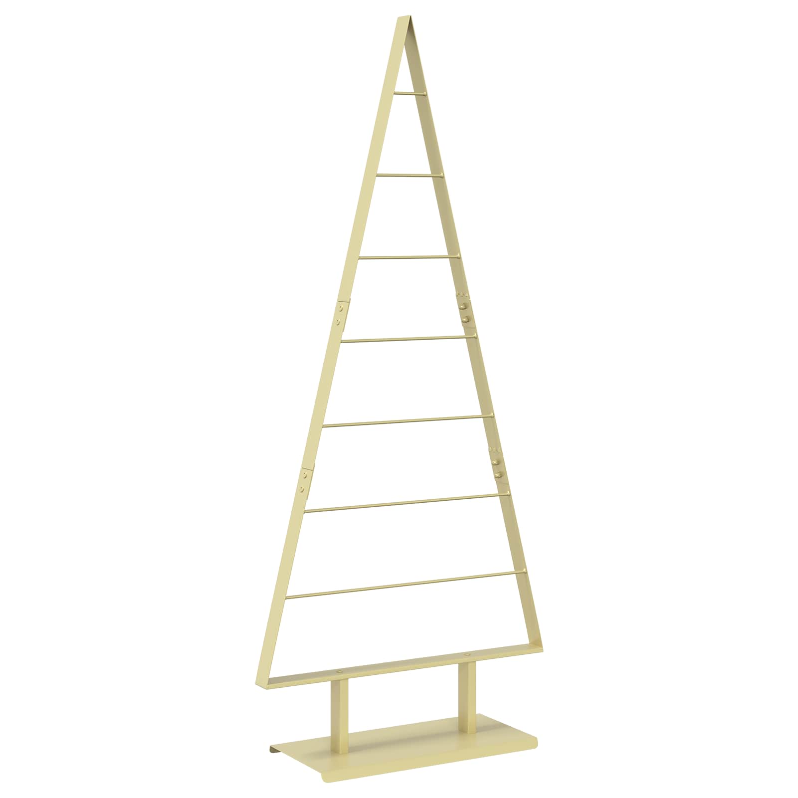 Albero di Natale in metallo KUOPIO 150 cm Acciaio Oro