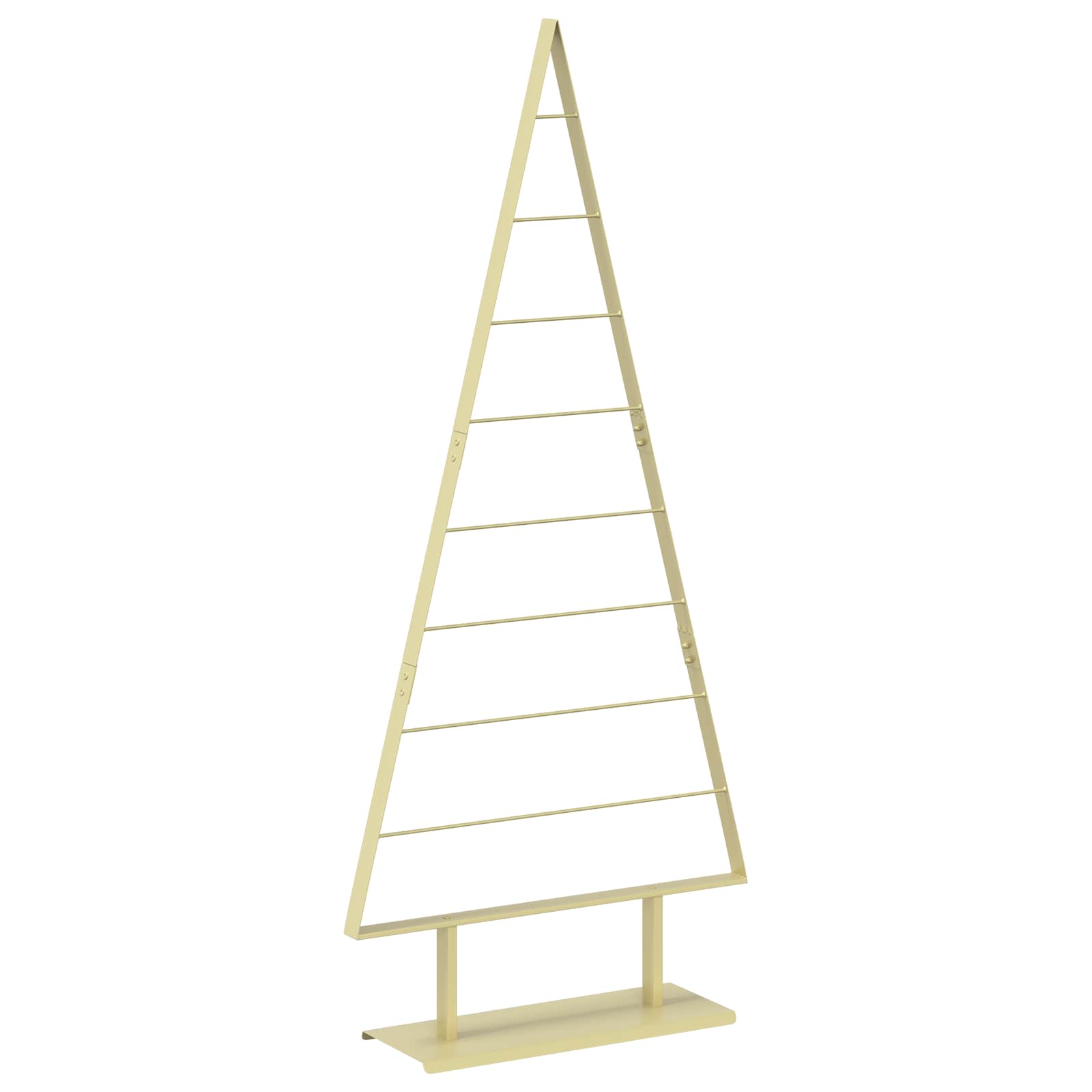 Albero di Natale in metallo KUOPIO 180 cm Acciaio Oro