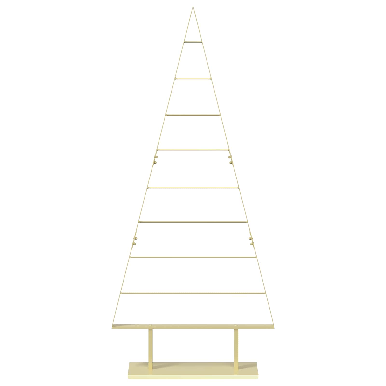 Albero di Natale in metallo KUOPIO 180 cm Acciaio Oro