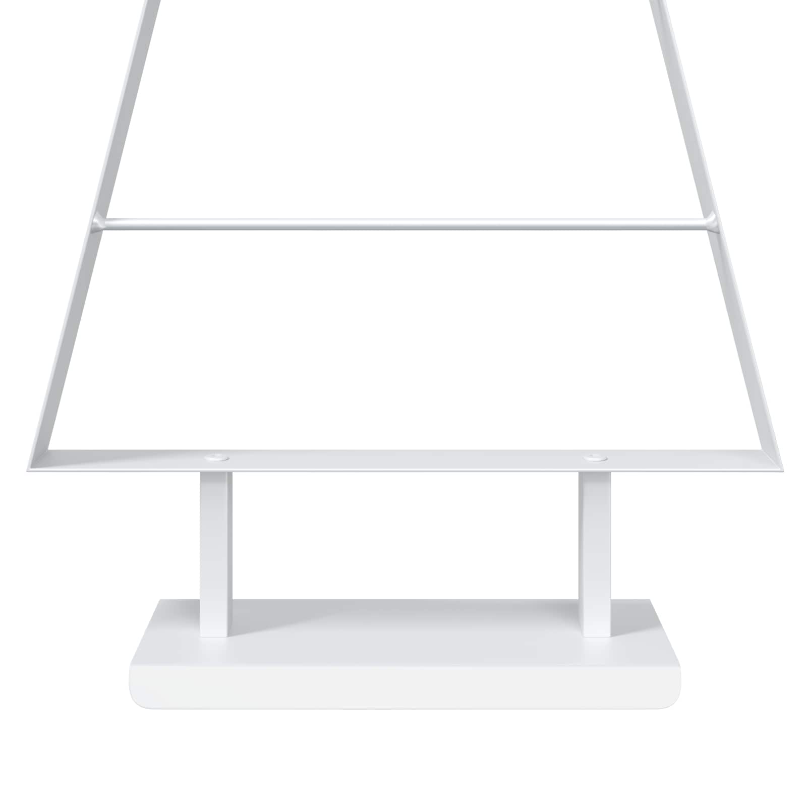Albero di Natale in metallo KUOPIO 60 cm Acciaio Bianco