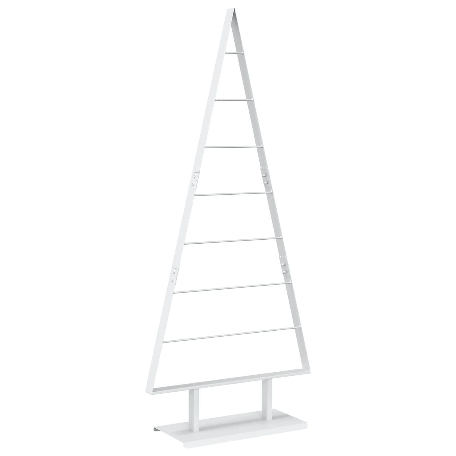 Albero di Natale in metallo KUOPIO 150 cm Acciaio Bianco
