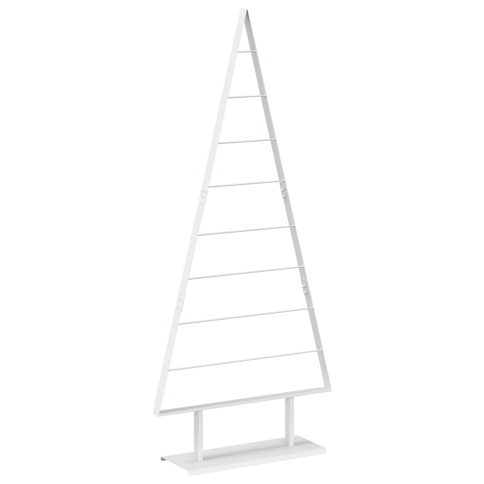 Albero di Natale in metallo KUOPIO 180 cm Acciaio Bianco