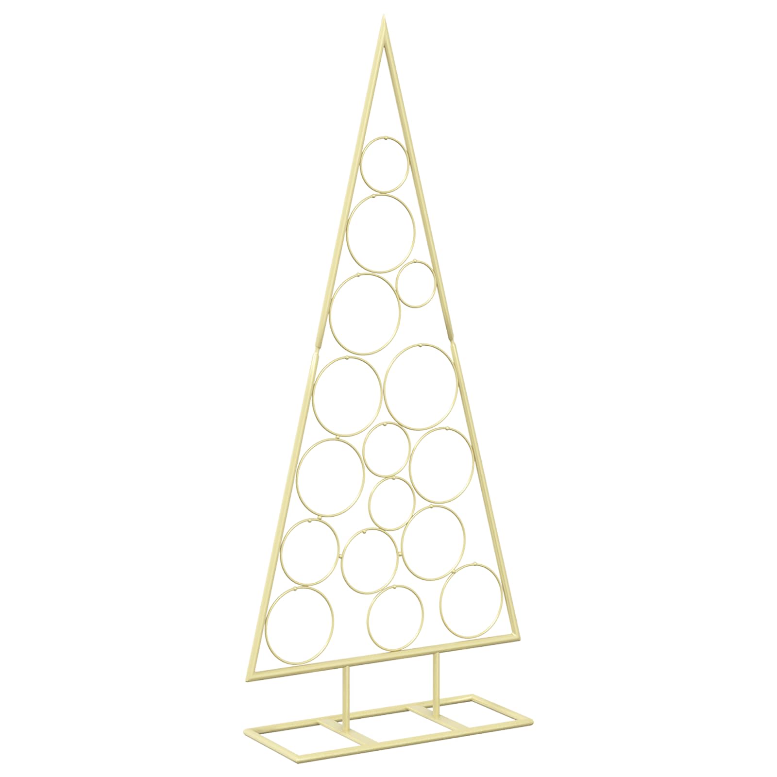 Albero di Natale in Metallo con Supporto Circolare KUOPIO