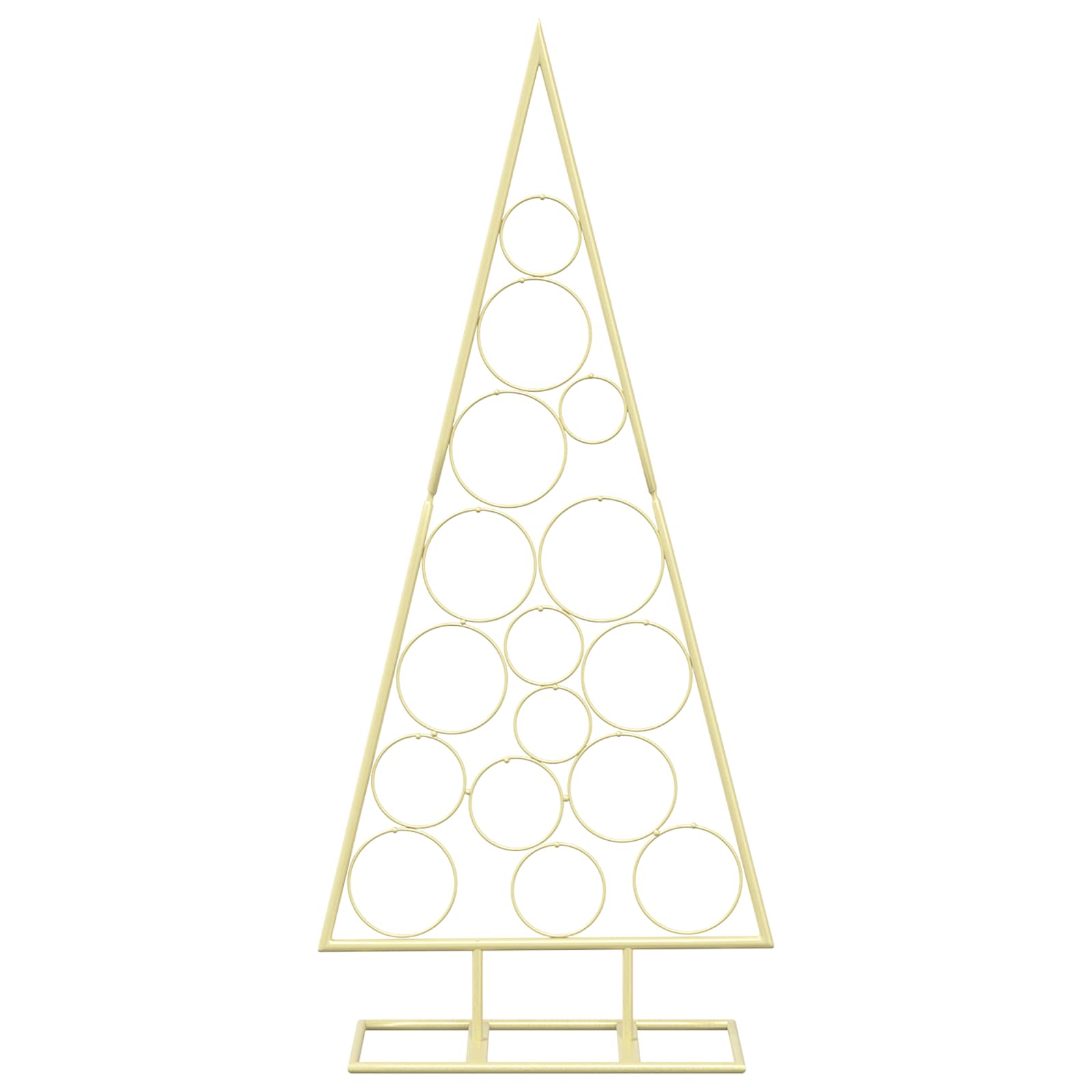Albero di Natale in Metallo con Supporto Circolare KUOPIO