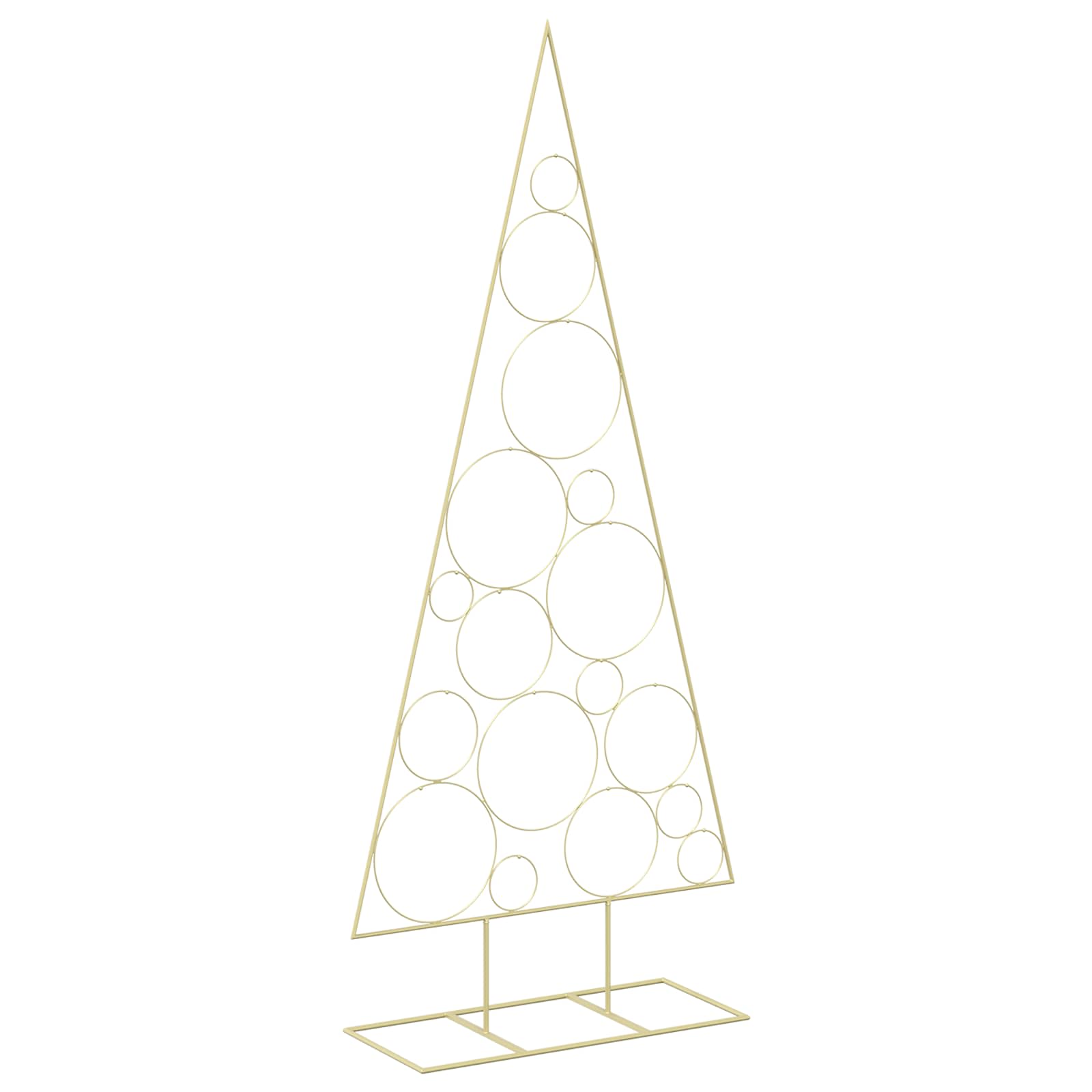 Albero di Natale in Metallo con Supporto Circolare KUOPIO