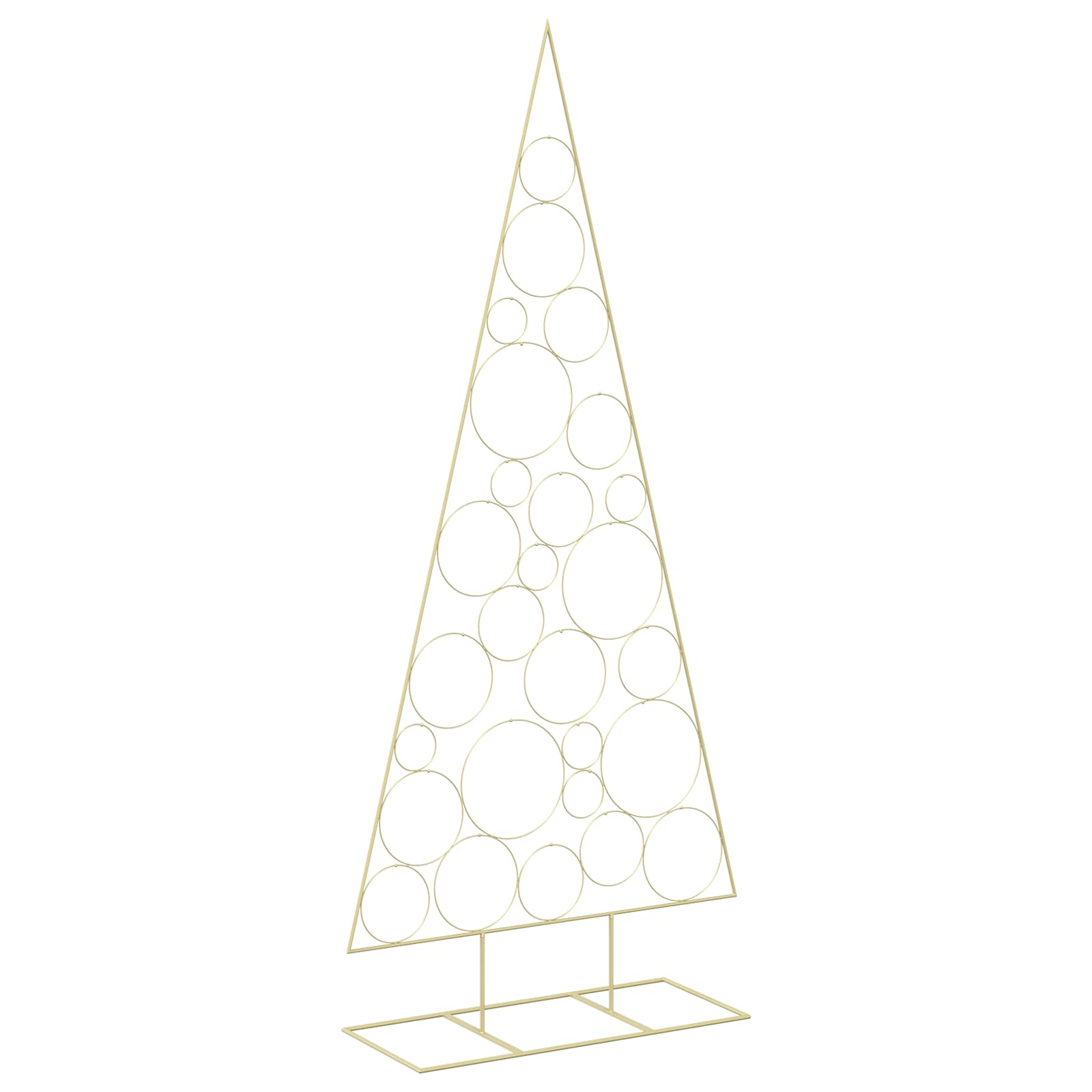 Albero di Natale in Metallo con Supporto Circolare KUOPIO