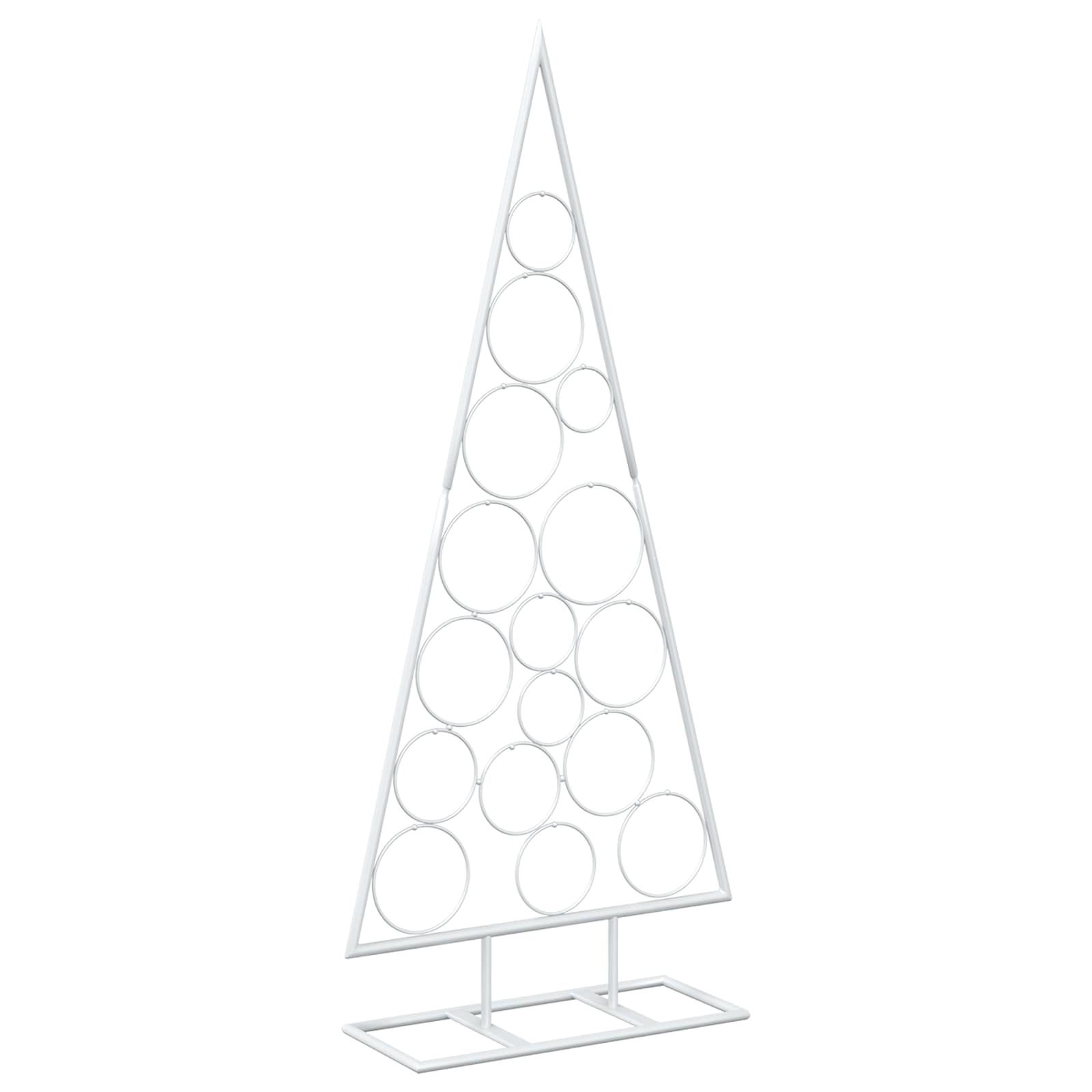 Albero di Natale in Metallo con Supporto Circolare KUOPIO
