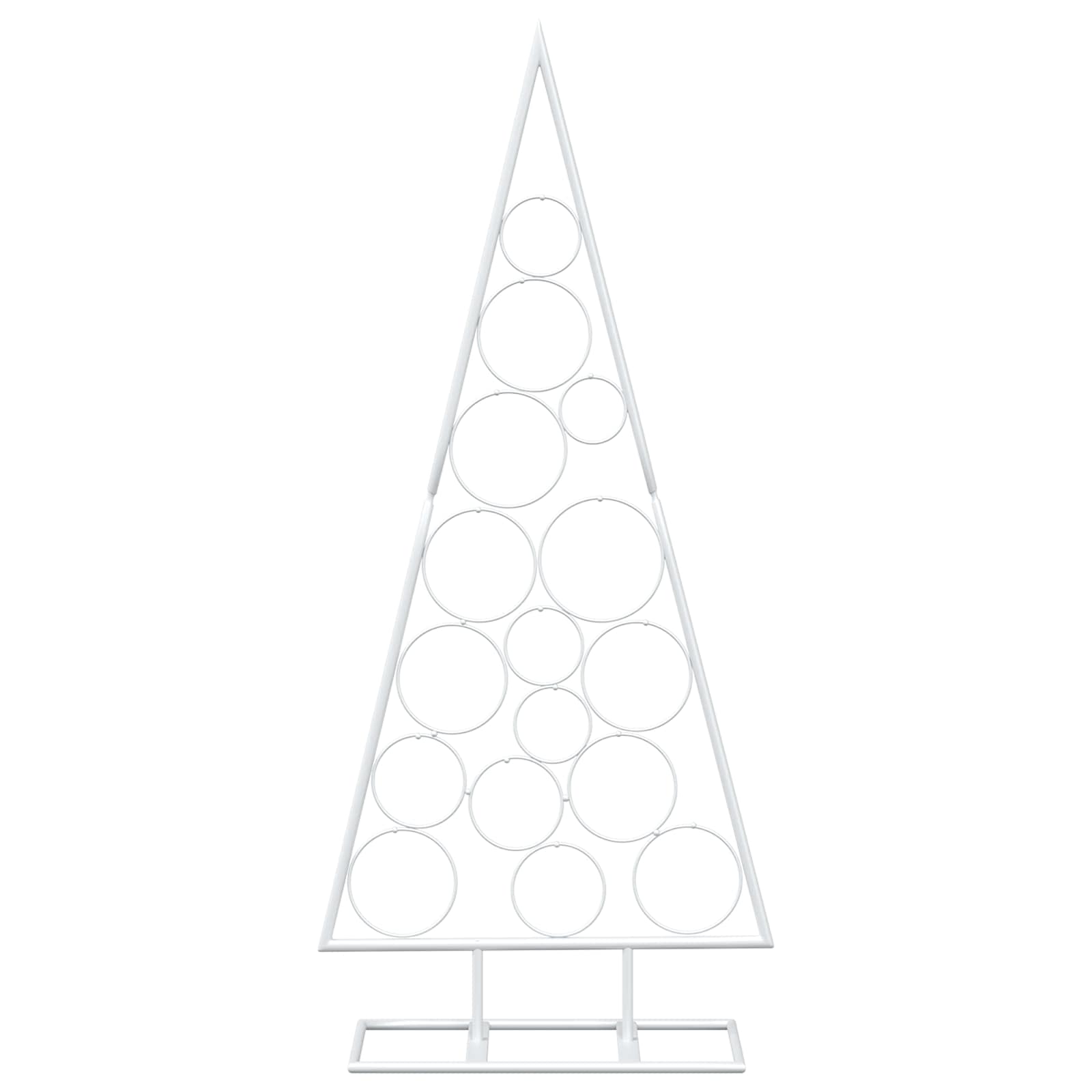 Albero di Natale in Metallo con Supporto Circolare KUOPIO