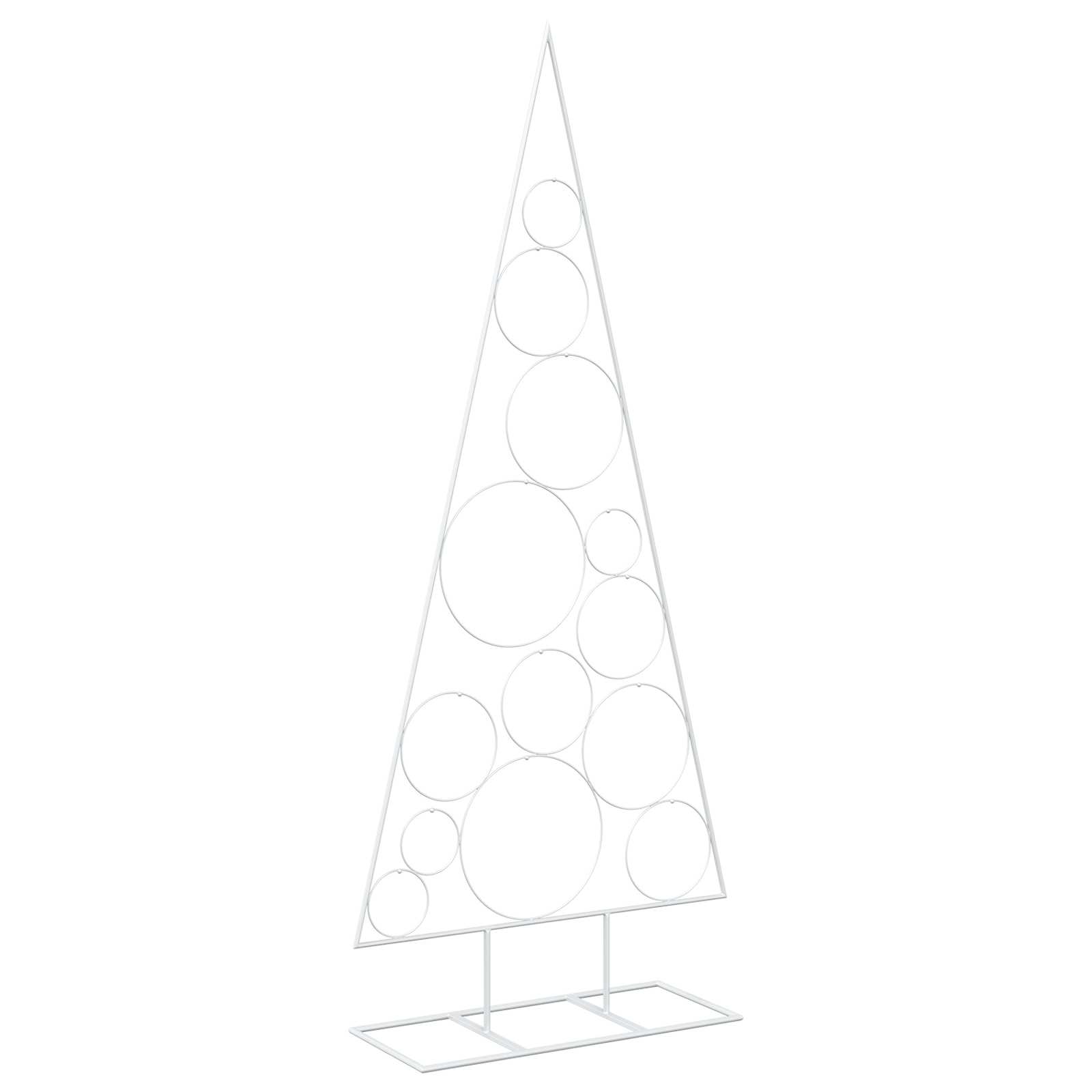 Albero di Natale in Metallo con Supporto Circolare KUOPIO