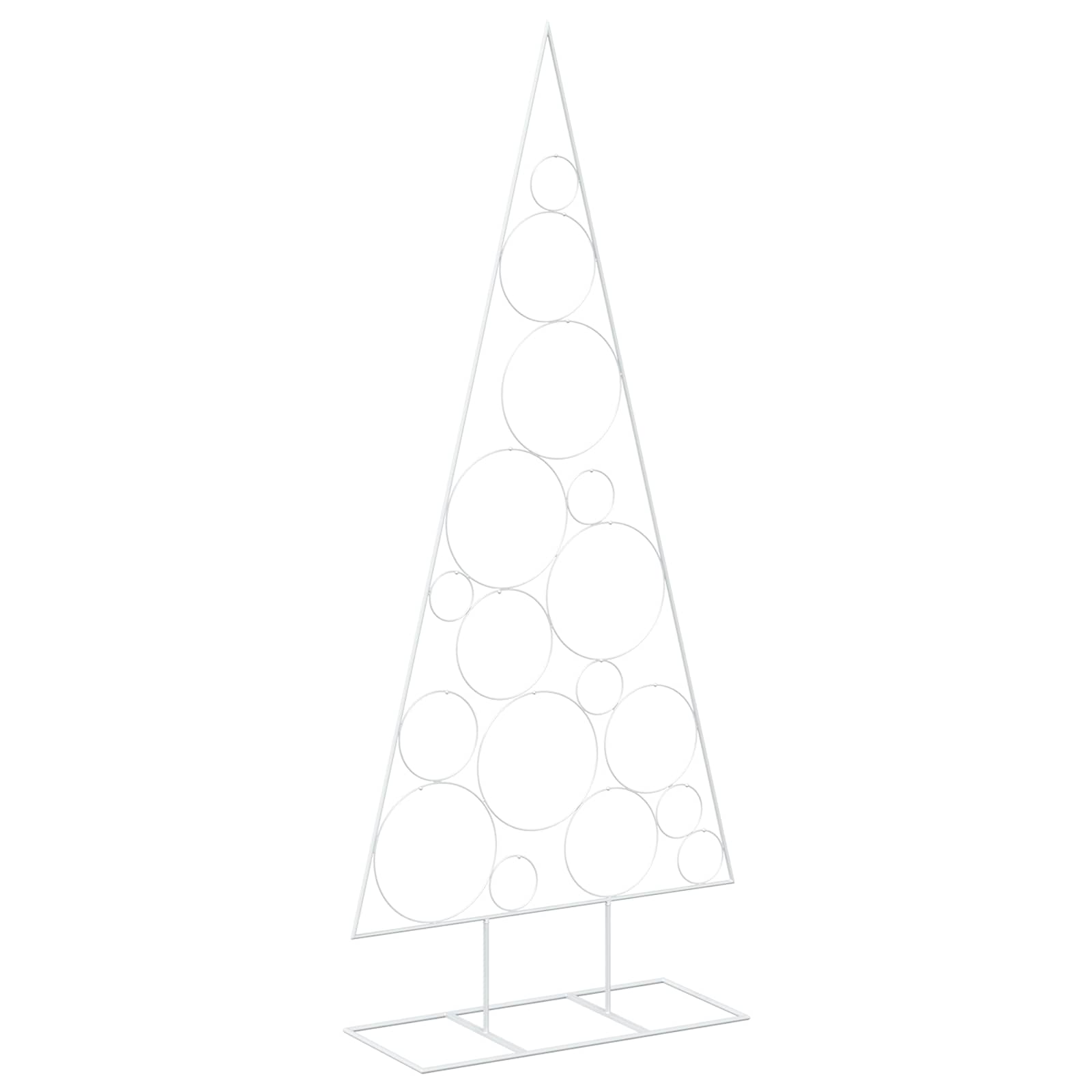 Albero di Natale in Metallo con Supporto Circolare KUOPIO