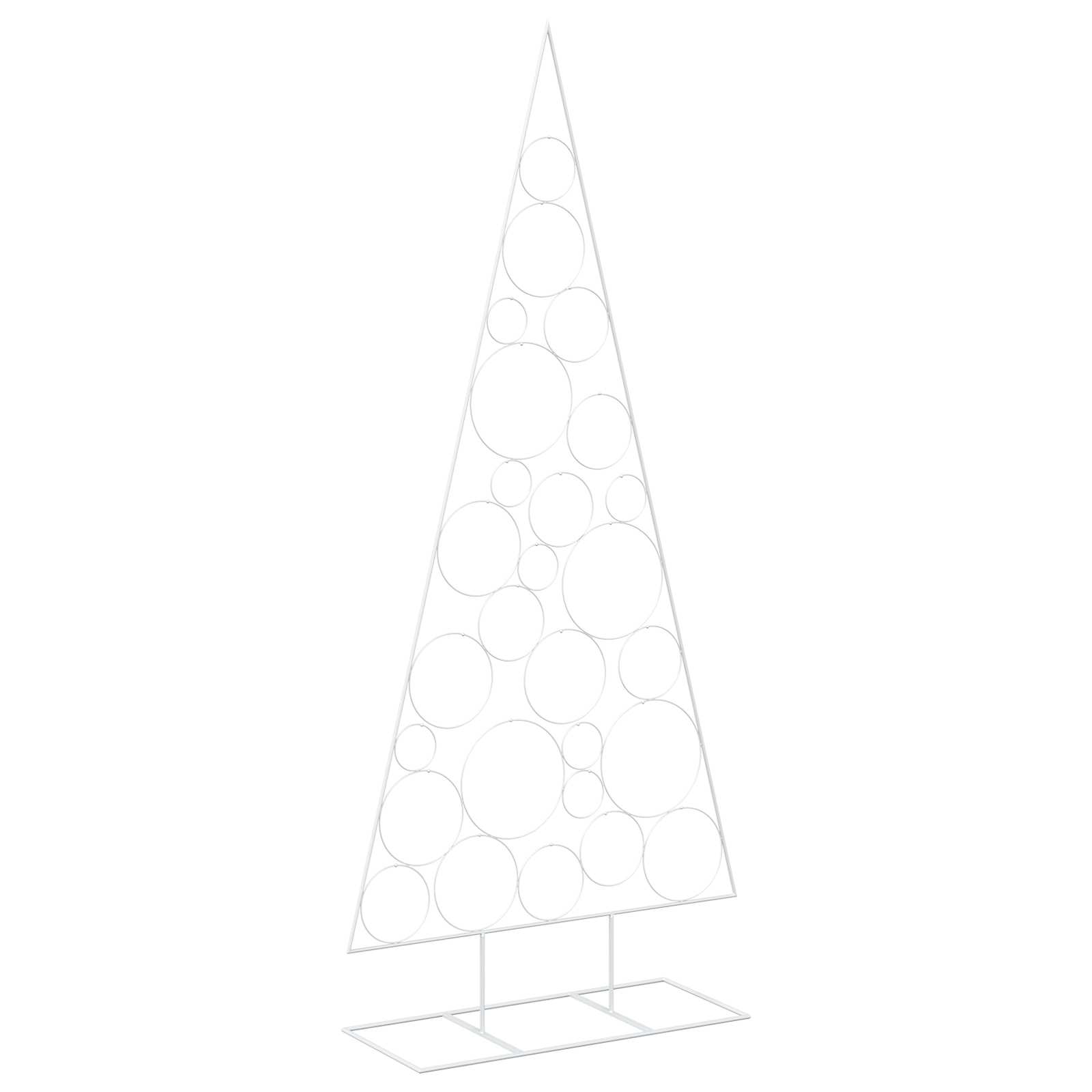 Albero di Natale in Metallo con Supporto Circolare KUOPIO