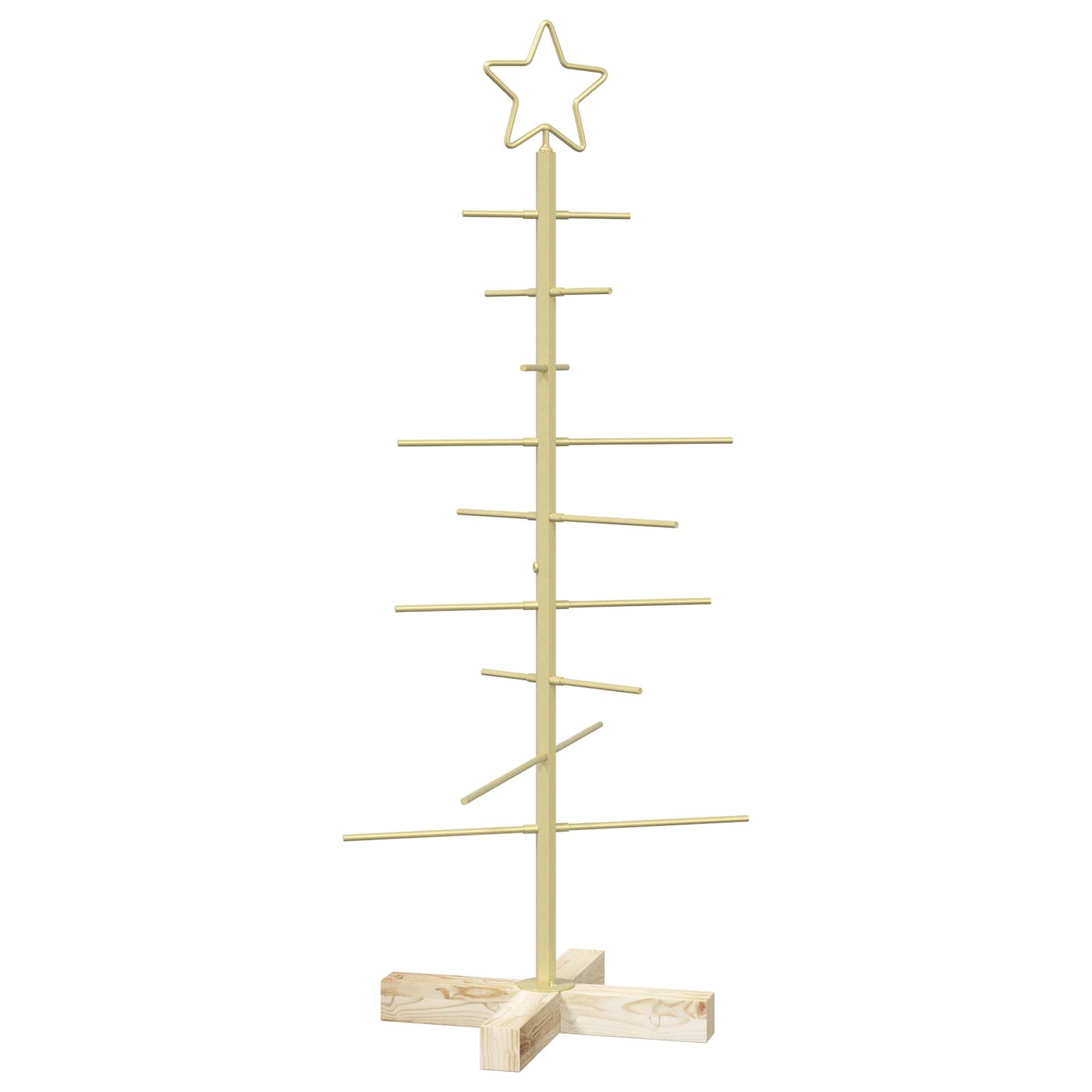 Albero di Natale in metallo con supporto KUOPIO 90 cm Acciaio