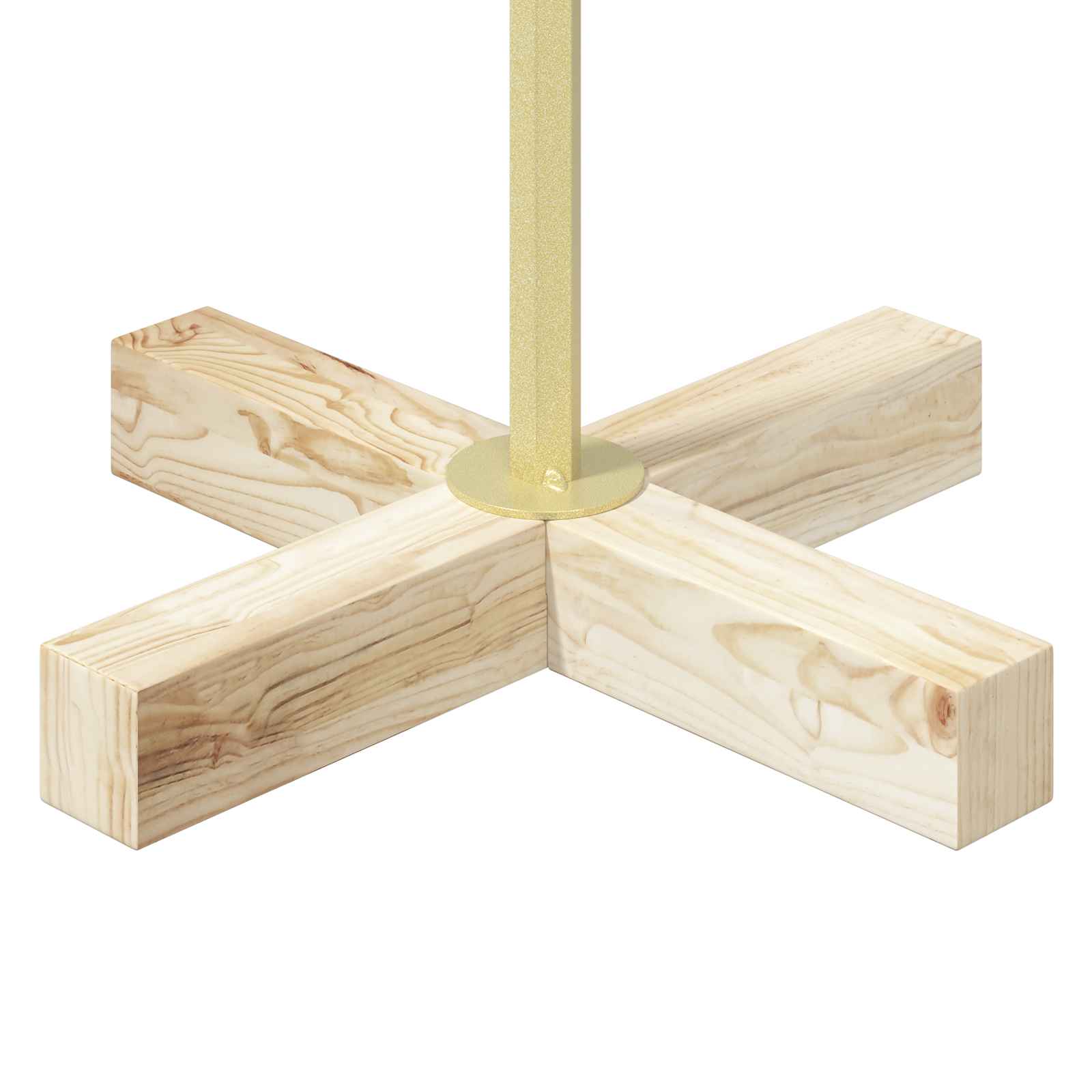 Albero di Natale in metallo con supporto KUOPIO 120 cm Acciaio
