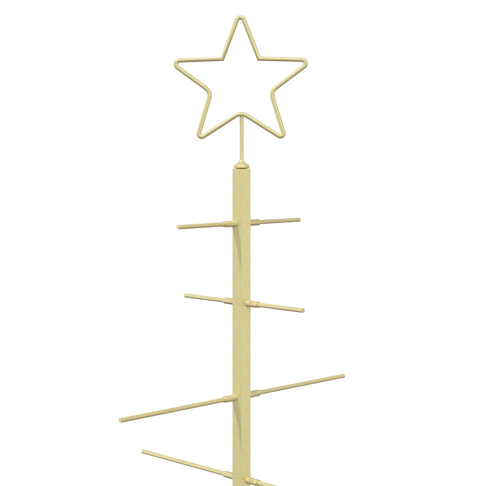 Albero di Natale in metallo con supporto KUOPIO 150 cm Acciaio