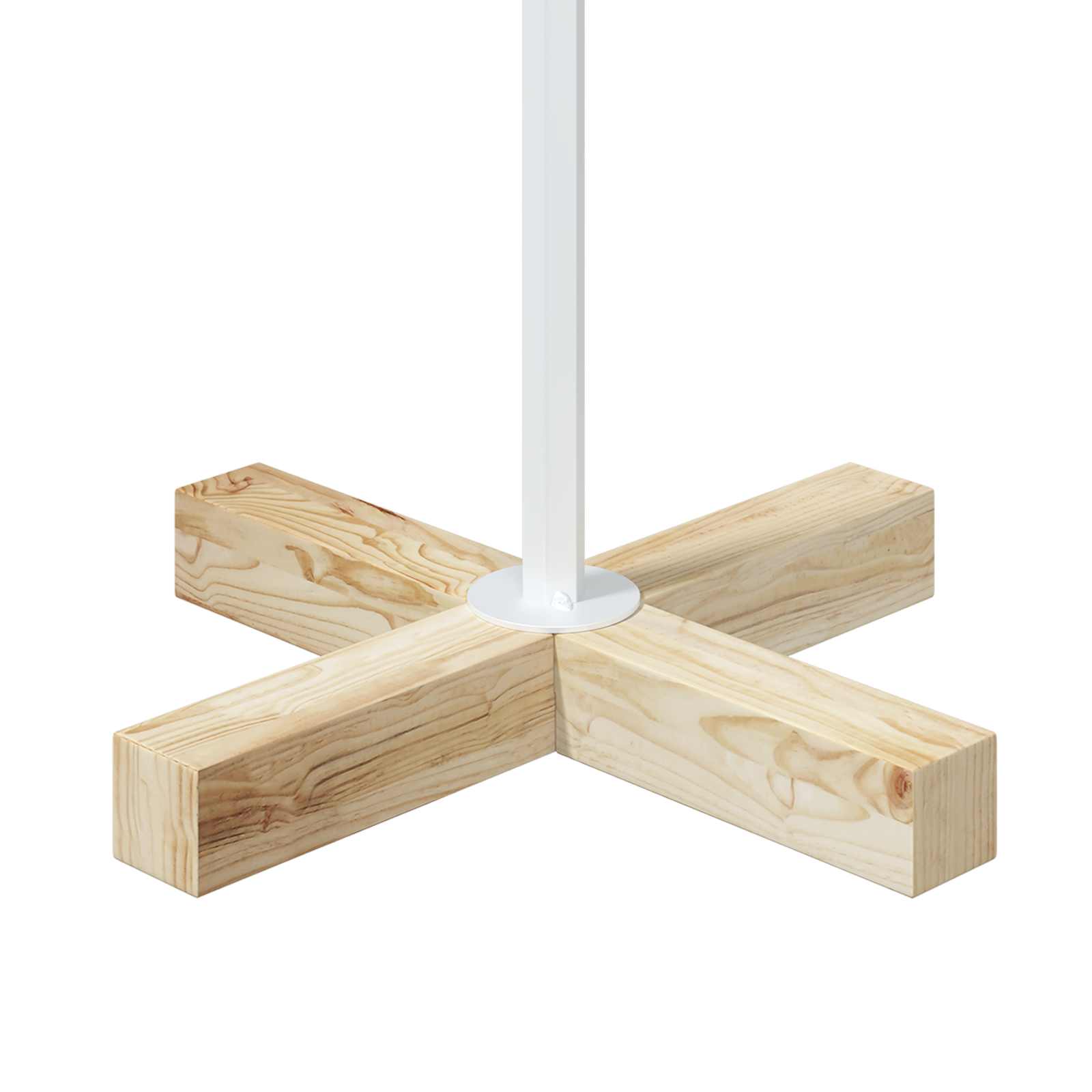 Albero di Natale in metallo con supporto KUOPIO 90 cm Acciaio
