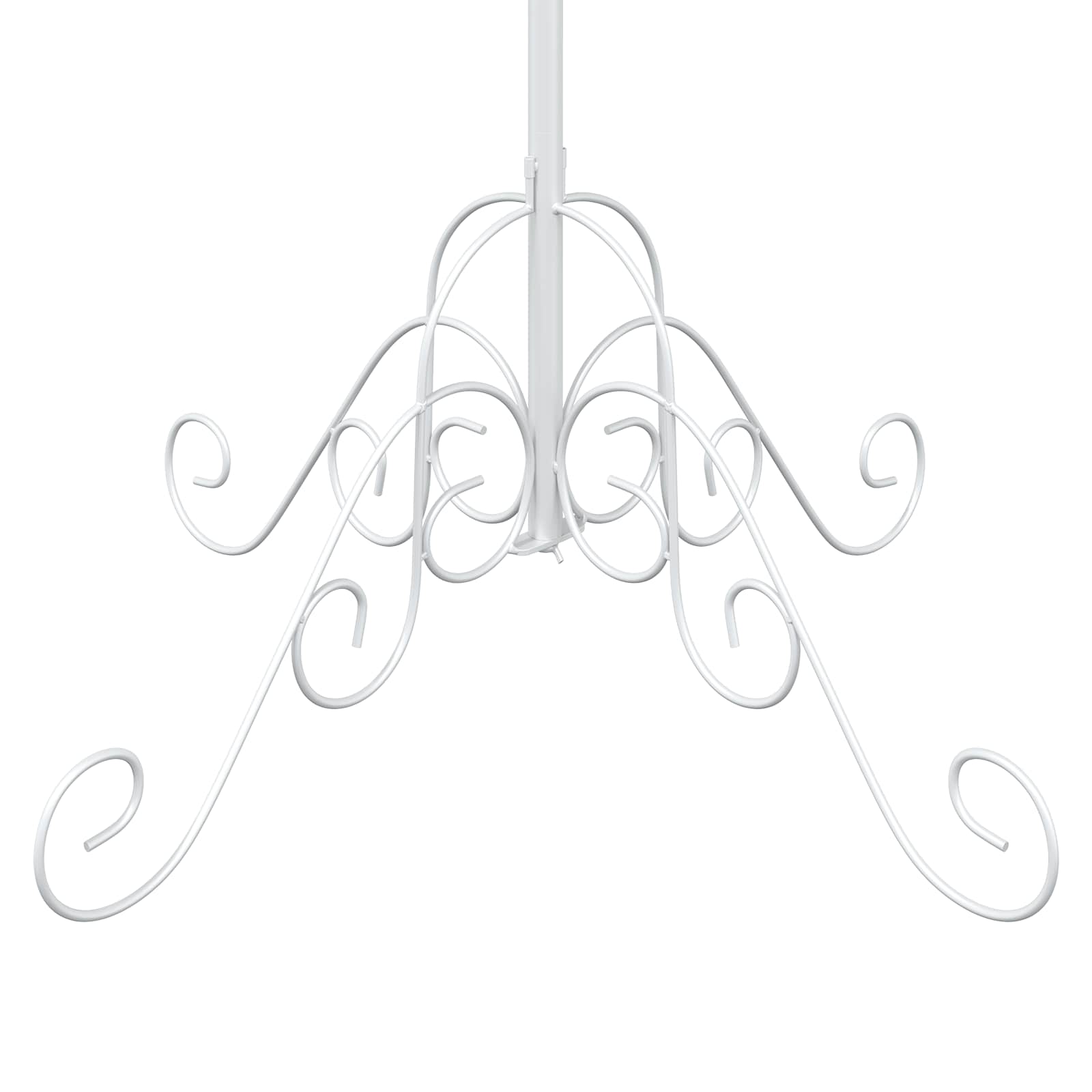 Albero di Natale in metallo KUOPIO 210 cm acciaio White