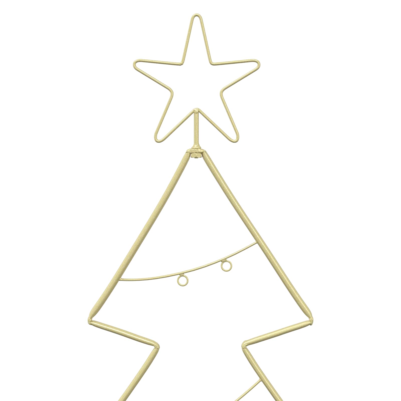 Albero di Natale in metallo con supporto KUOPIO 150 cm Acciaio