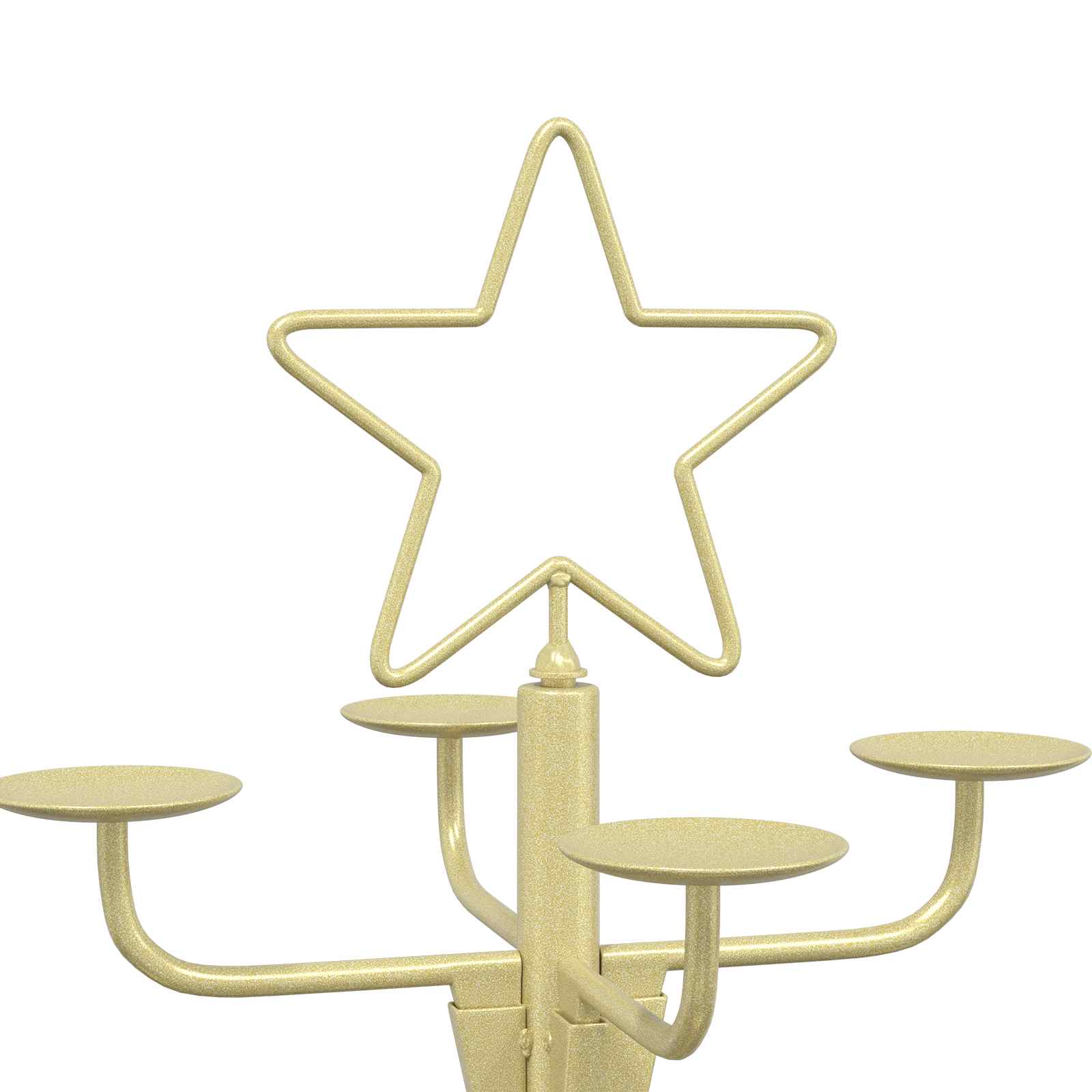 Albero di Natale in Metallo con Supporto KUOPIO 60 cm Acciaio