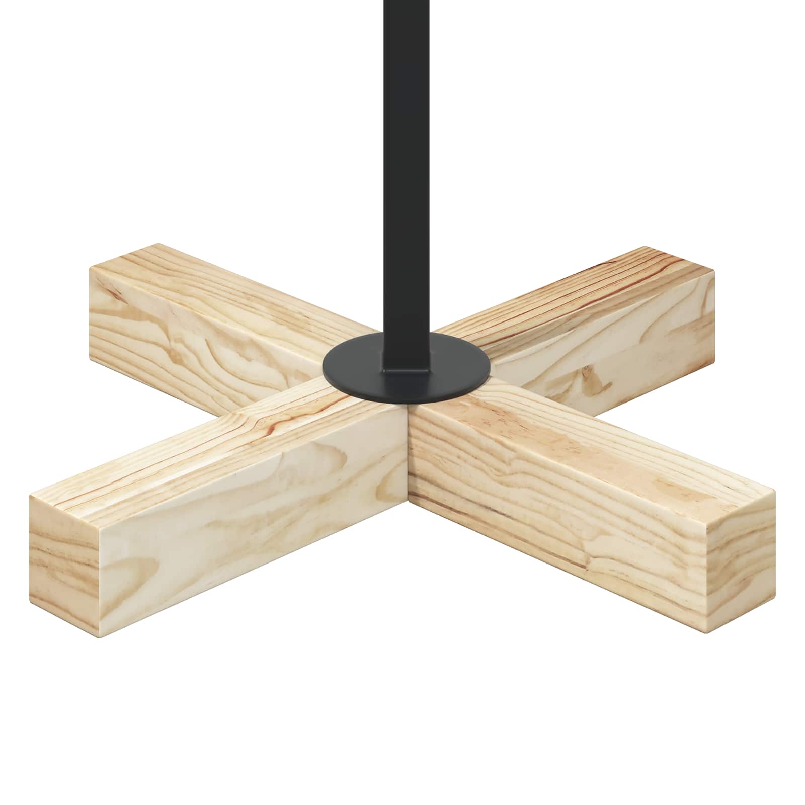 Albero di Natale in metallo con supporto KUOPIO 125 cm Acciaio