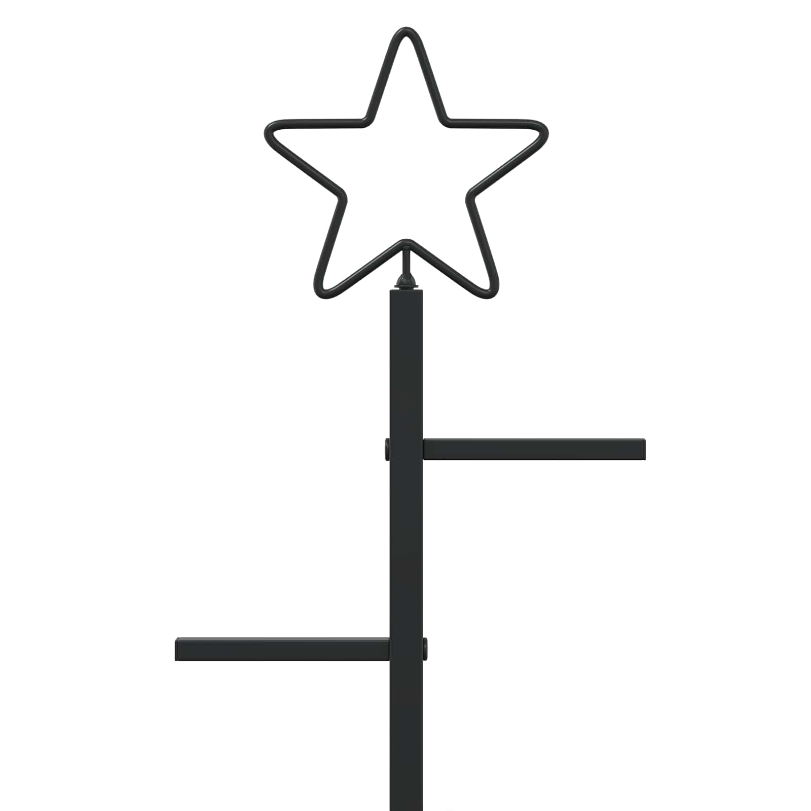 Albero di Natale in metallo con supporto KUOPIO 180 cm Acciaio