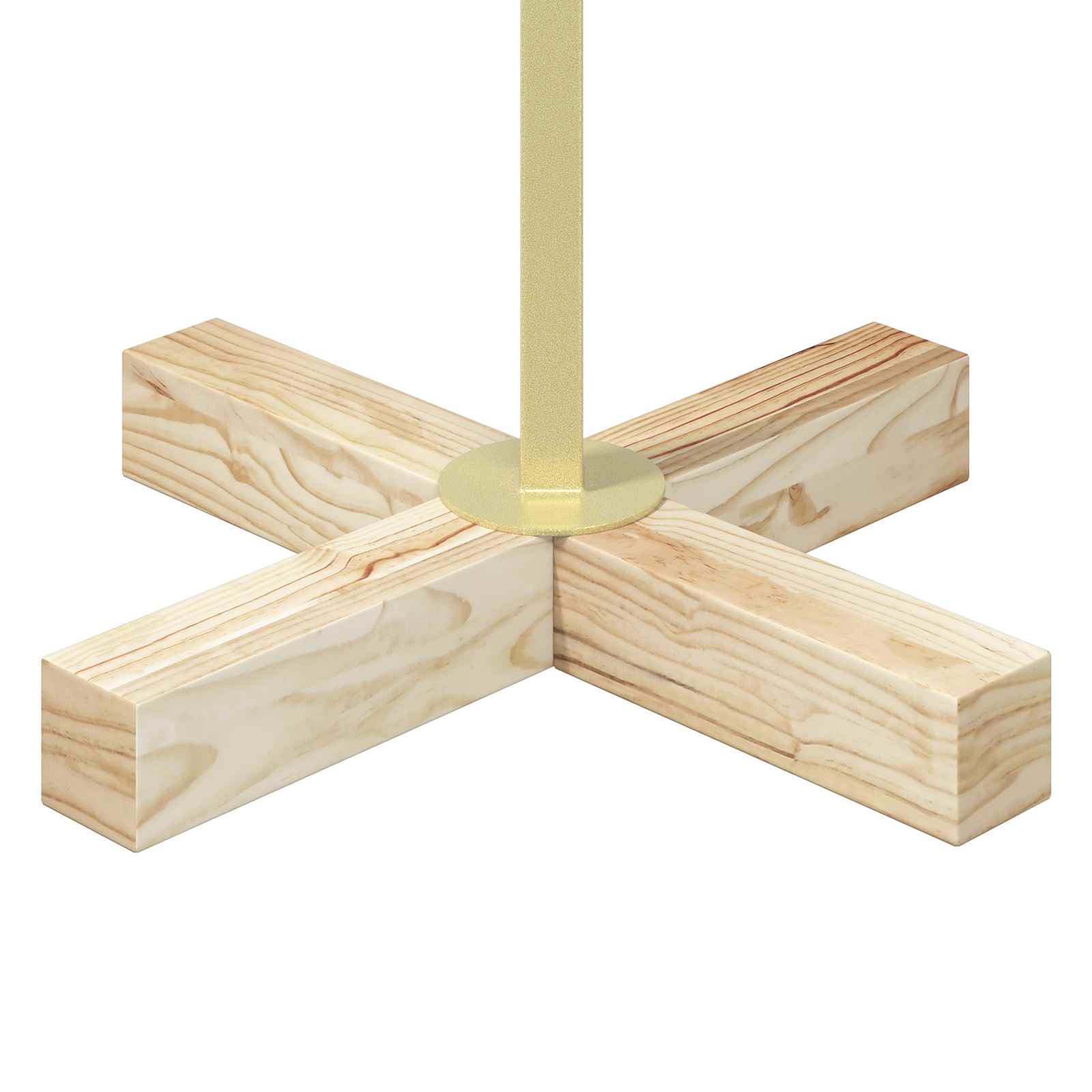 Albero di Natale in metallo con supporto KUOPIO 60 cm Acciaio