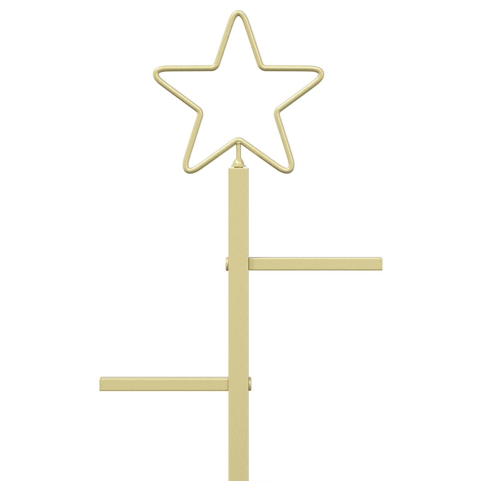 Albero di Natale in metallo con supporto KUOPIO 180 cm Acciaio