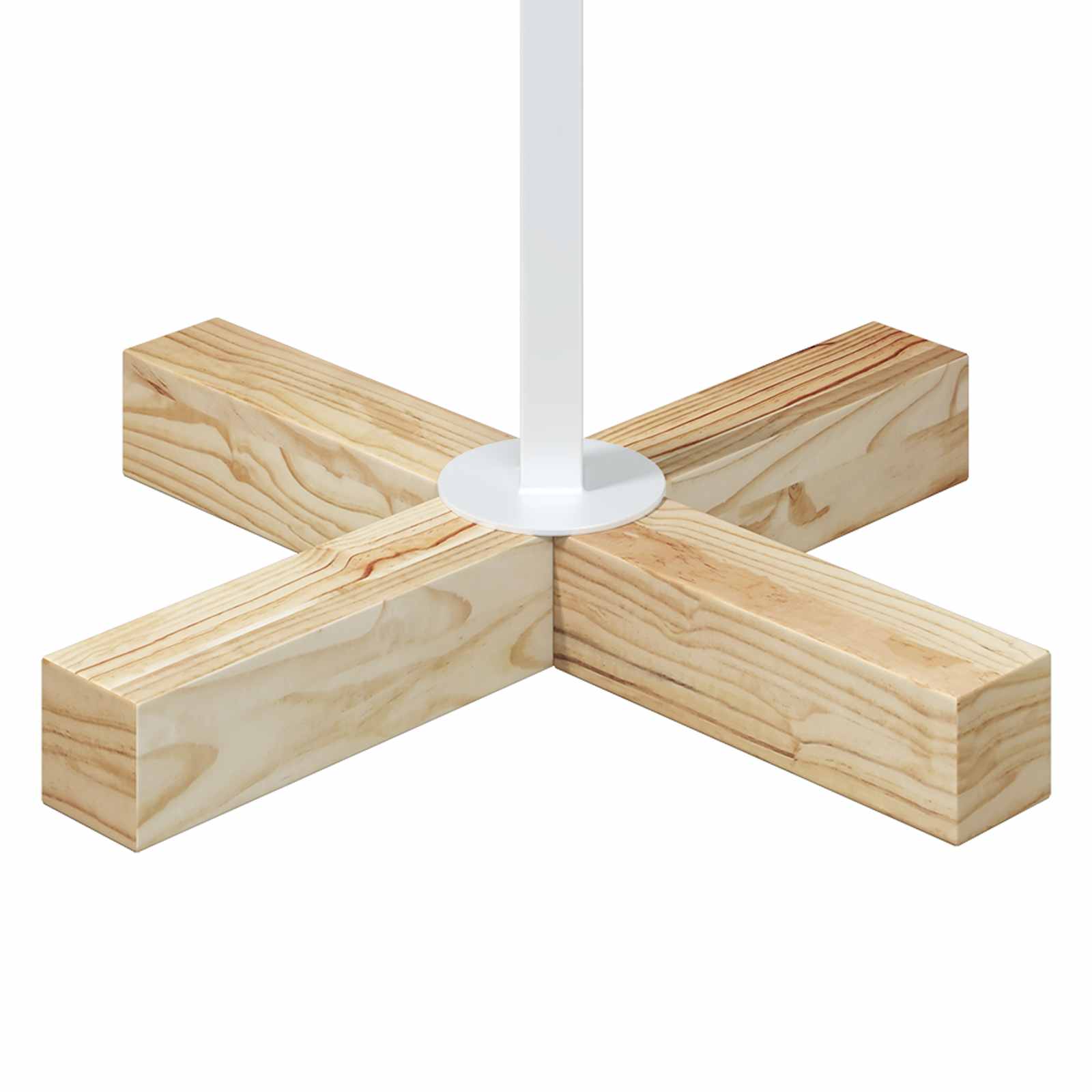 Albero di Natale in metallo con supporto KUOPIO 125 cm Acciaio