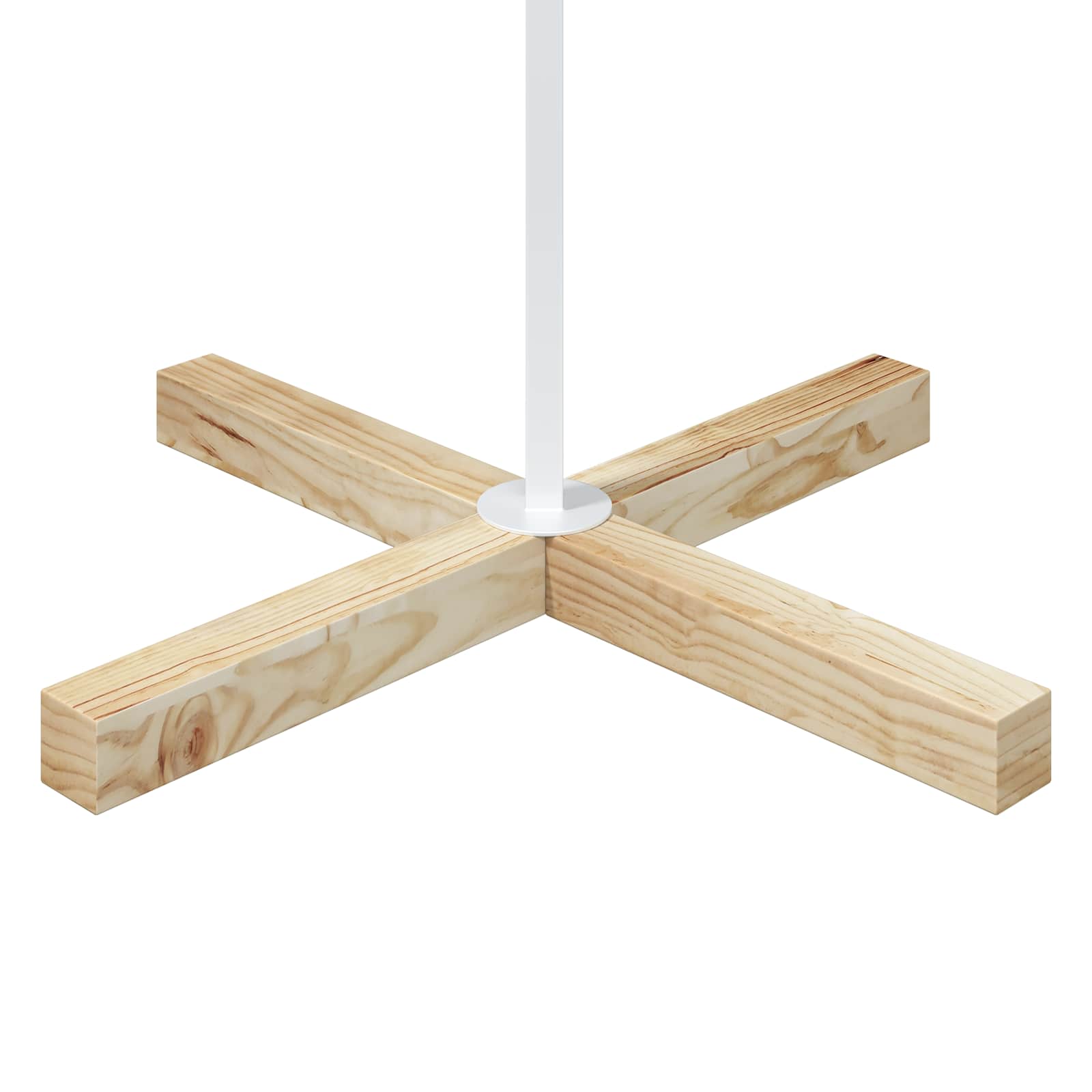 Albero di Natale in metallo con supporto KUOPIO 210 cm Acciaio