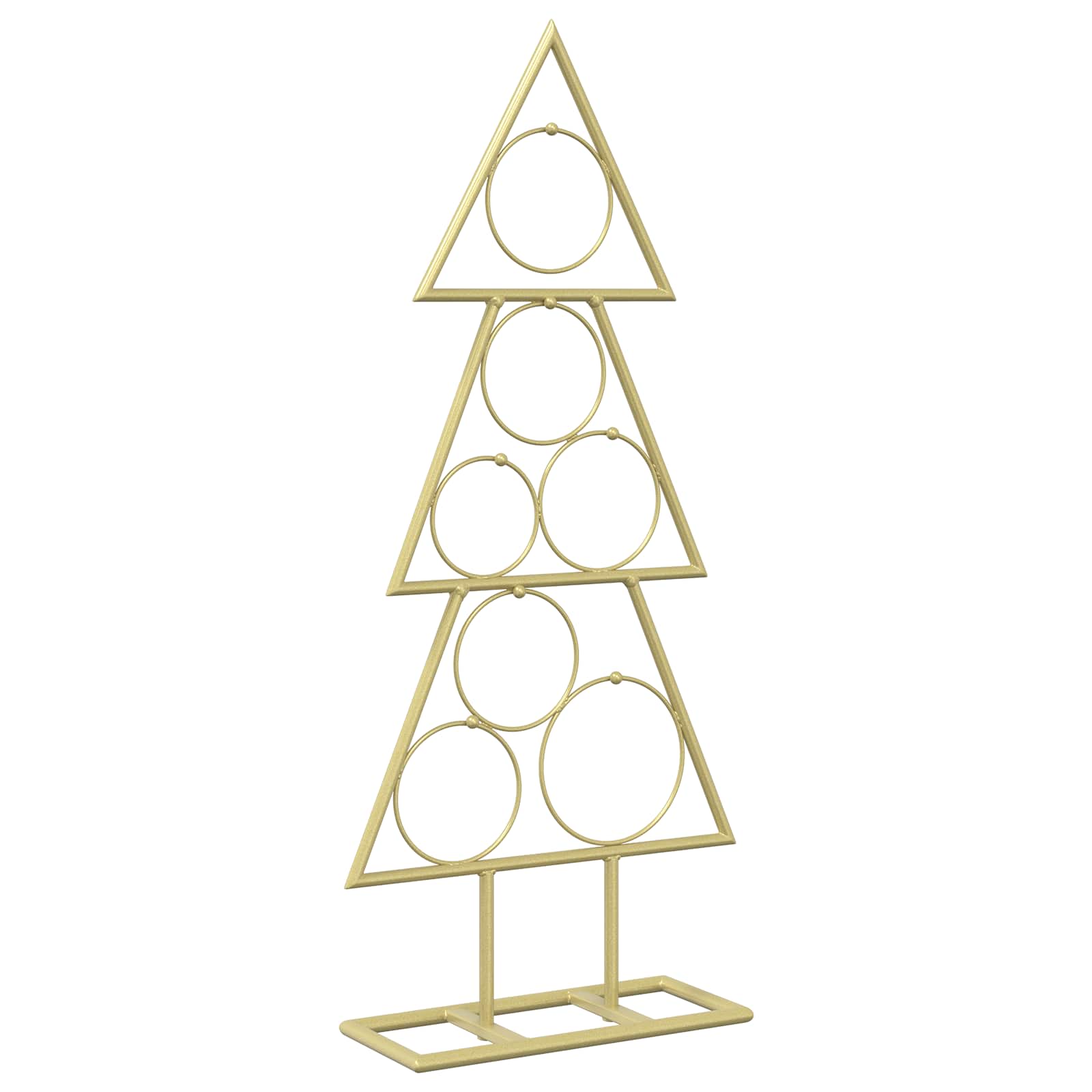 Albero di Natale in metallo con supporto KUOPIO 60 cm Acciaio