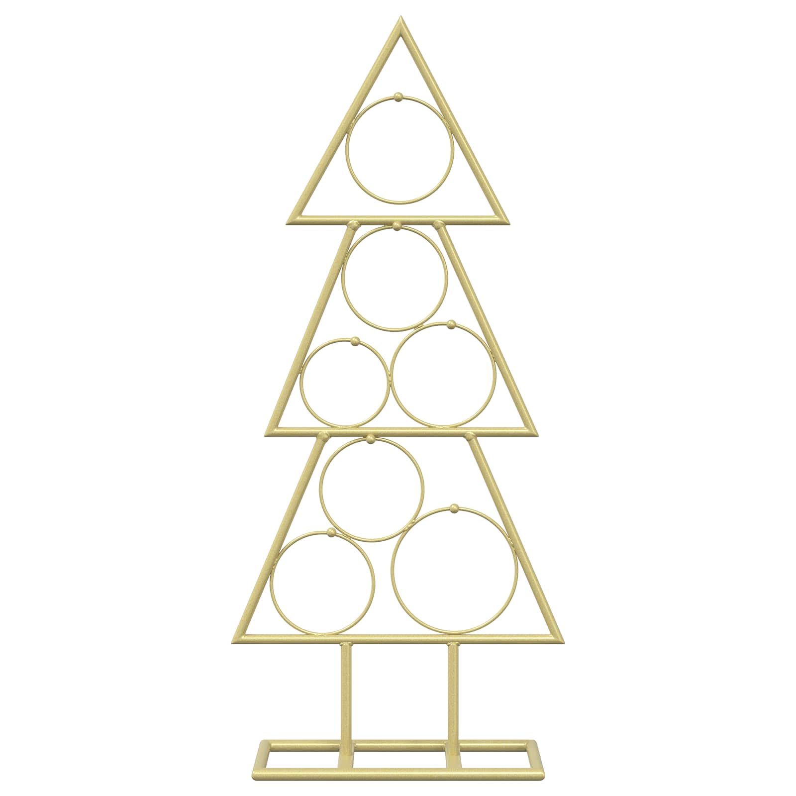 Albero di Natale in metallo con supporto KUOPIO 60 cm Acciaio