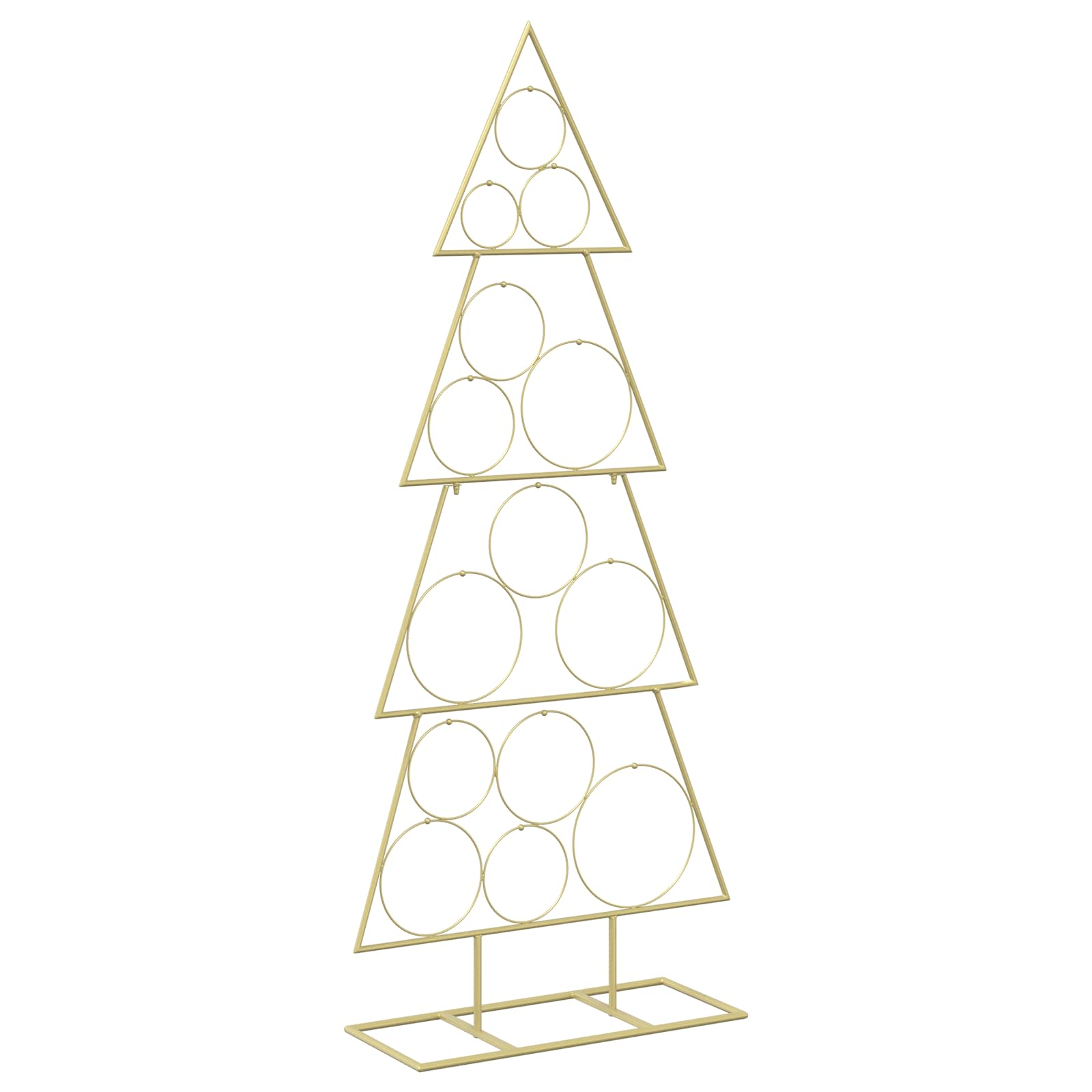 Albero di Natale in metallo con supporto KUOPIO 125 cm Acciaio