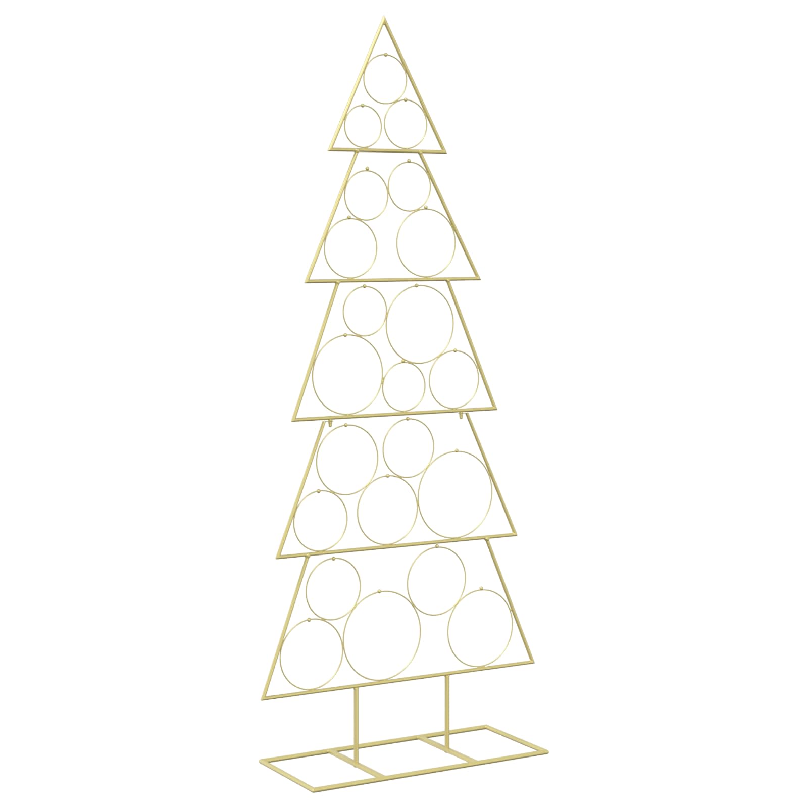 Albero di Natale in metallo con supporto KUOPIO 150 cm Acciaio