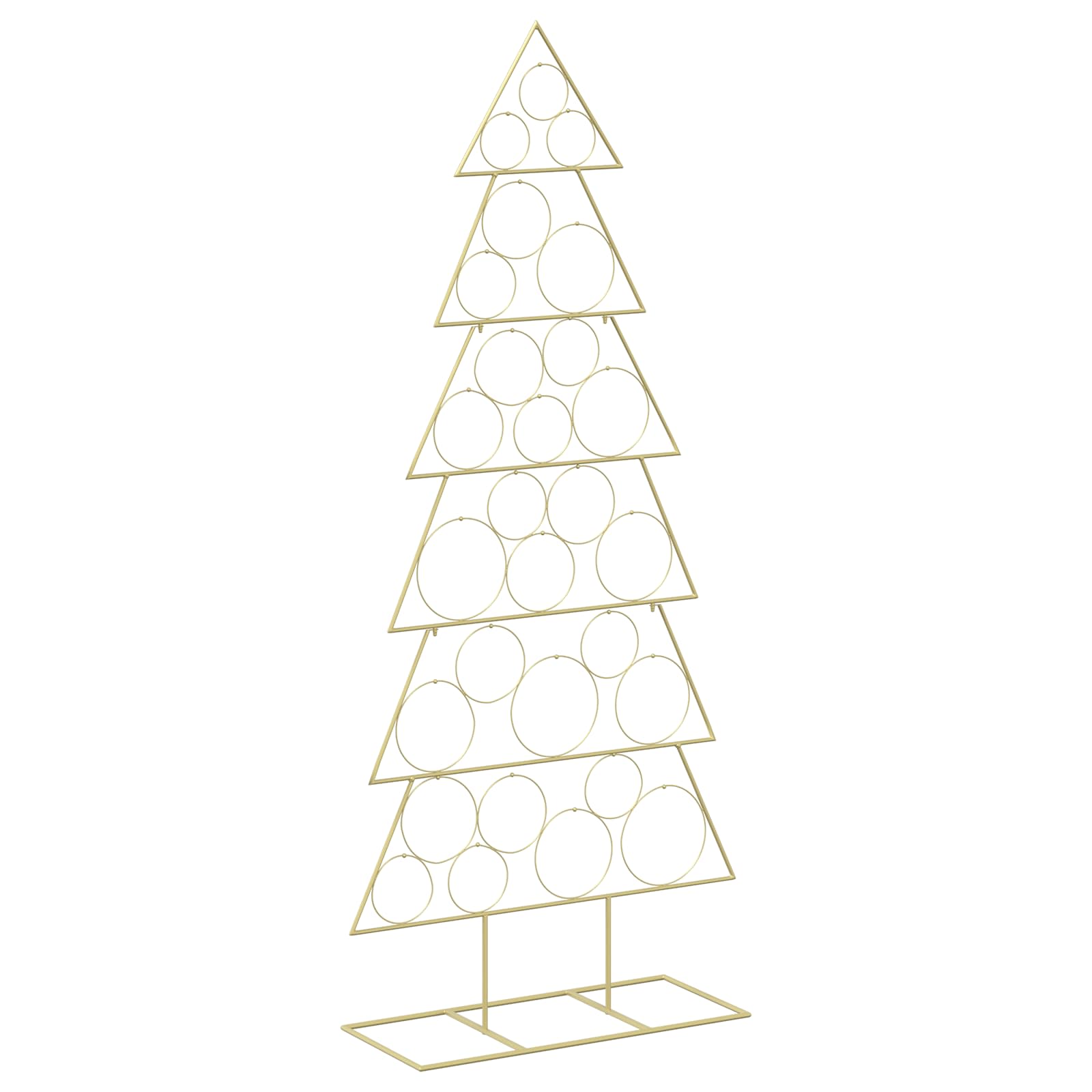 Albero di Natale in metallo con supporto KUOPIO 180 cm Acciaio
