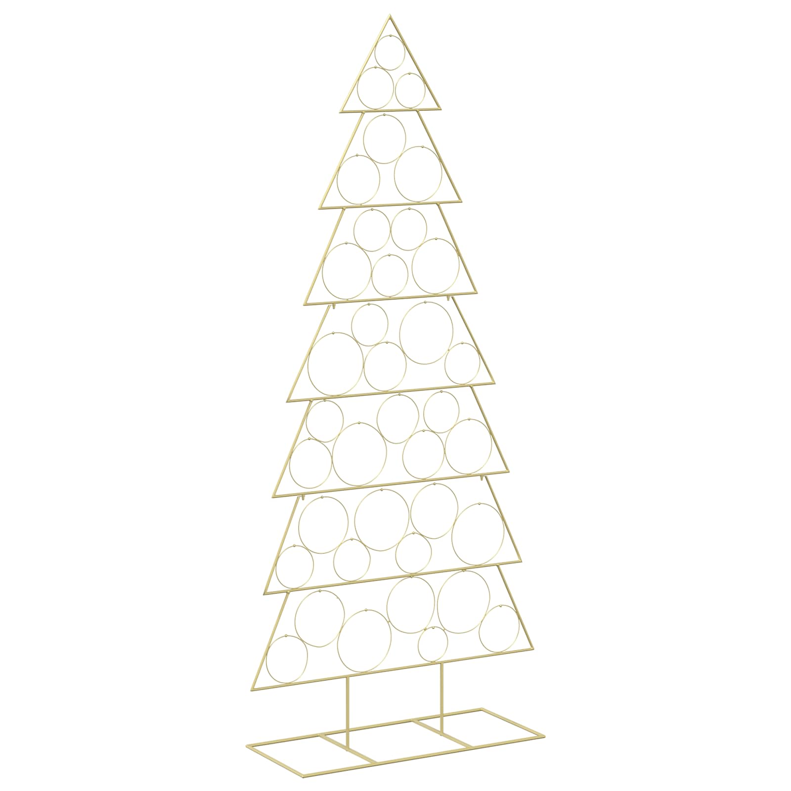 Albero di Natale in metallo con supporto KUOPIO 210 cm Acciaio