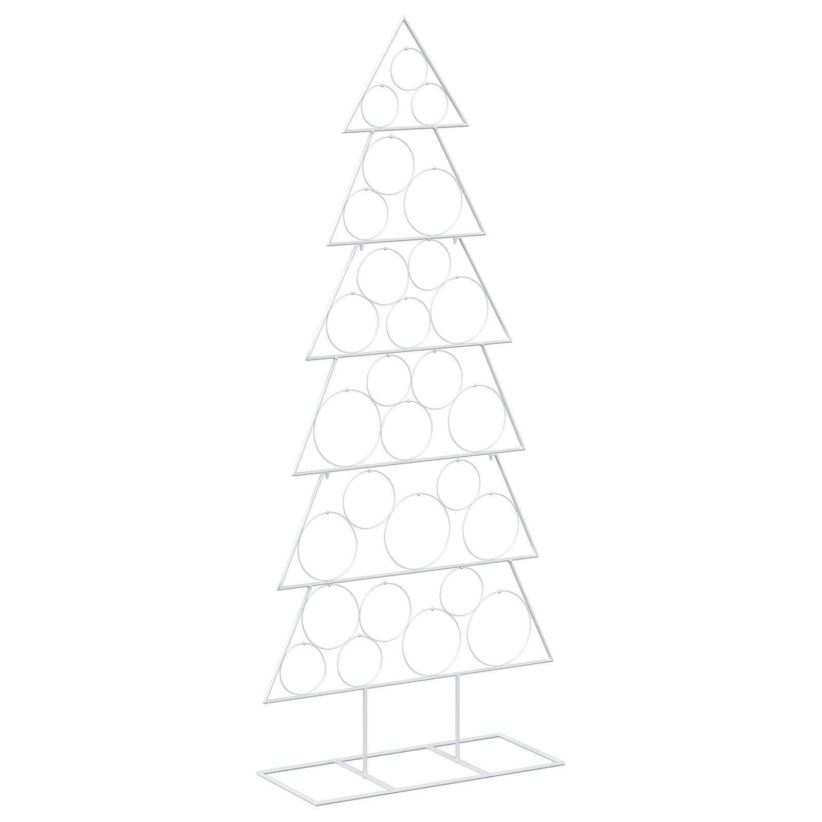 Albero di Natale in metallo con supporto KUOPIO 180 cm Acciaio