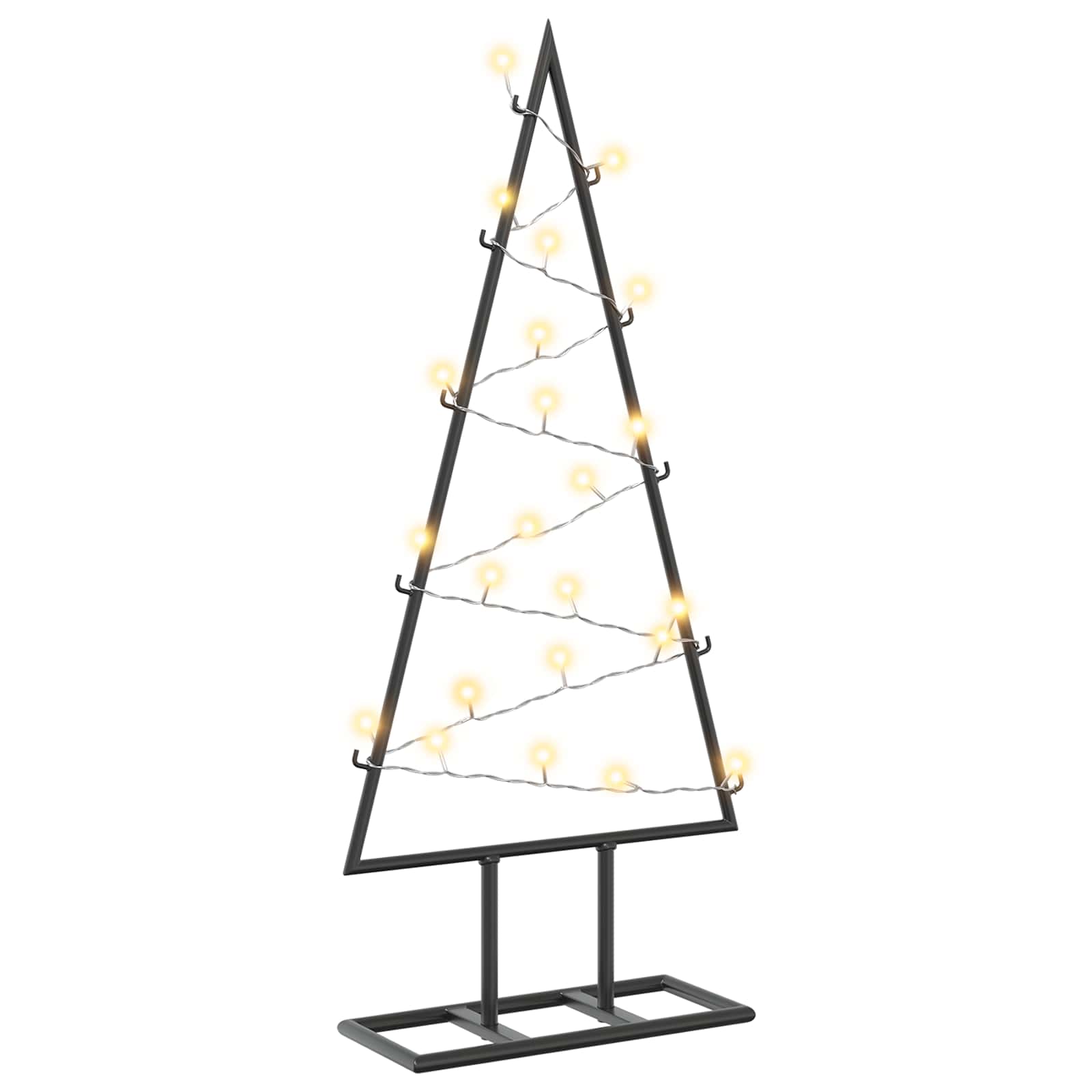 Albero di Natale in metallo con LED KUOPIO 60 cm Bianco caldo