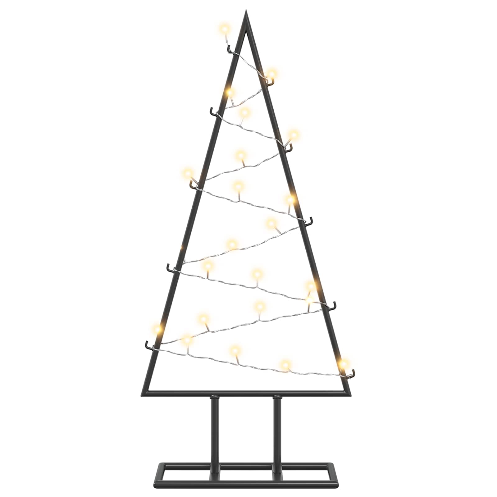 Albero di Natale in metallo con LED KUOPIO 60 cm Bianco caldo