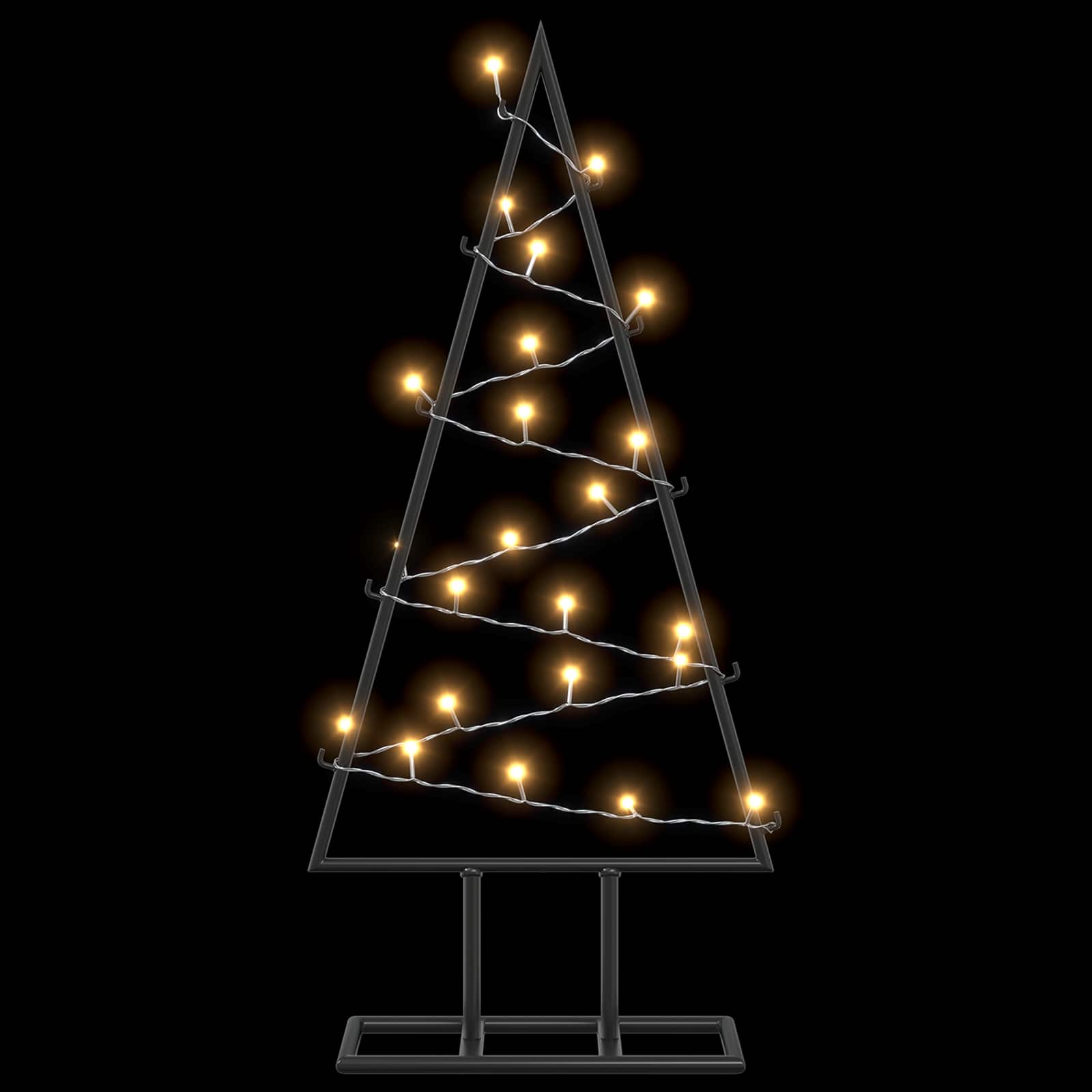 Albero di Natale in metallo con LED KUOPIO 60 cm Bianco caldo