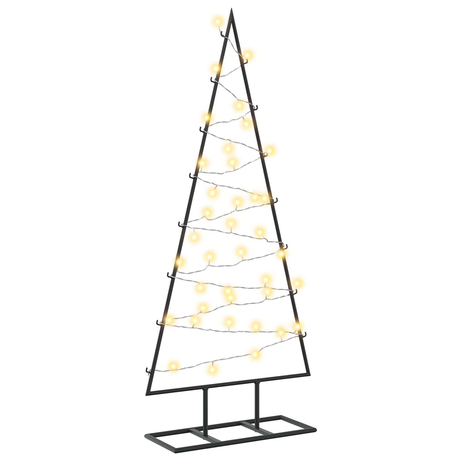 Albero di Natale in metallo con LED KUOPIO 90 cm Bianco caldo