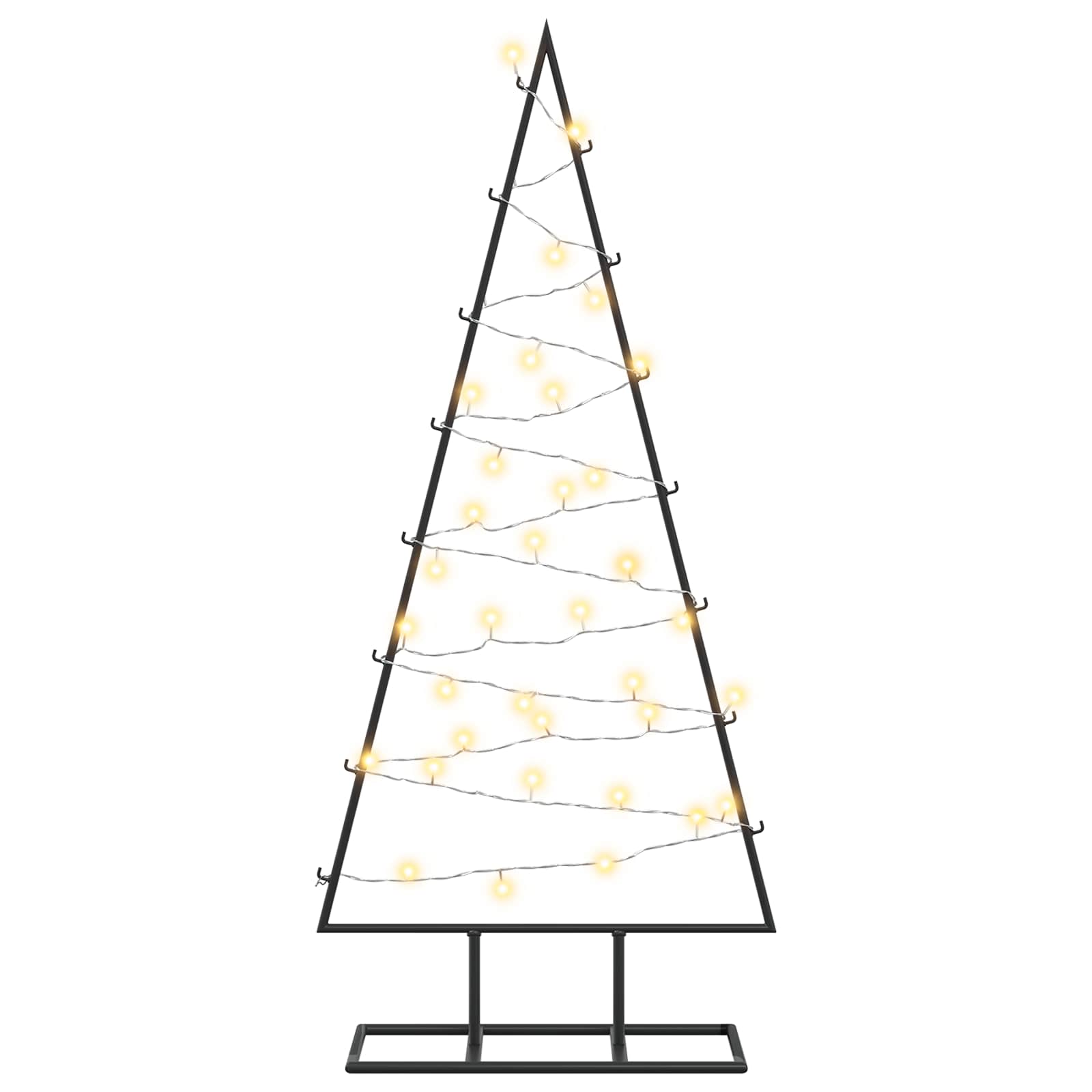 Albero di Natale in metallo con LED KUOPIO 90 cm Bianco caldo