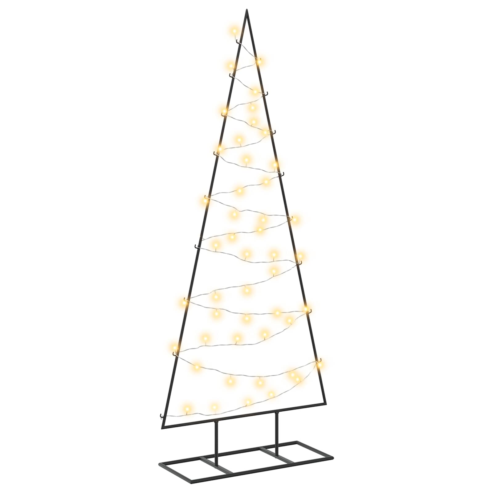Albero di Natale in metallo con LED KUOPIO 125 cm Bianco caldo