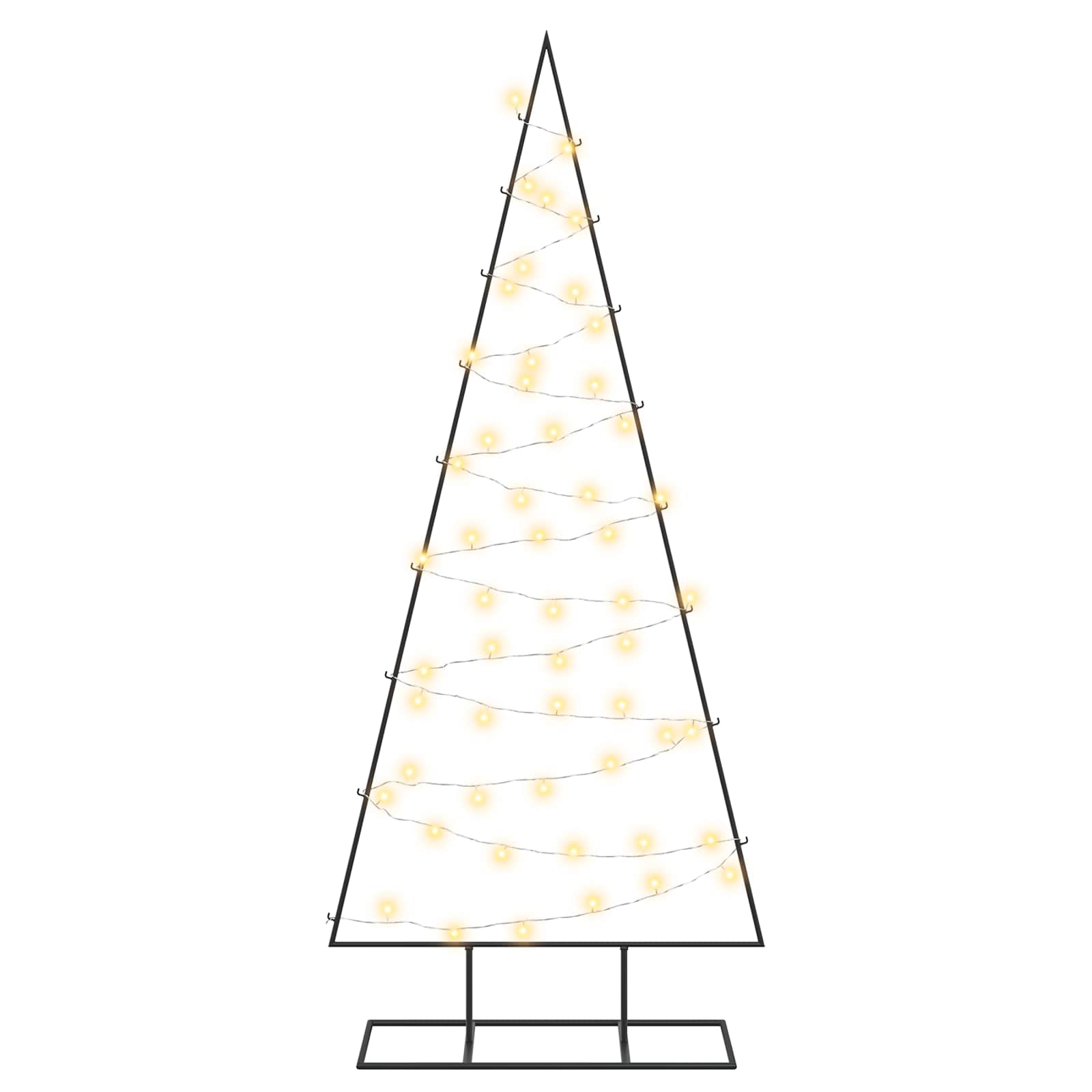 Albero di Natale in metallo con LED KUOPIO 150 cm Bianco caldo