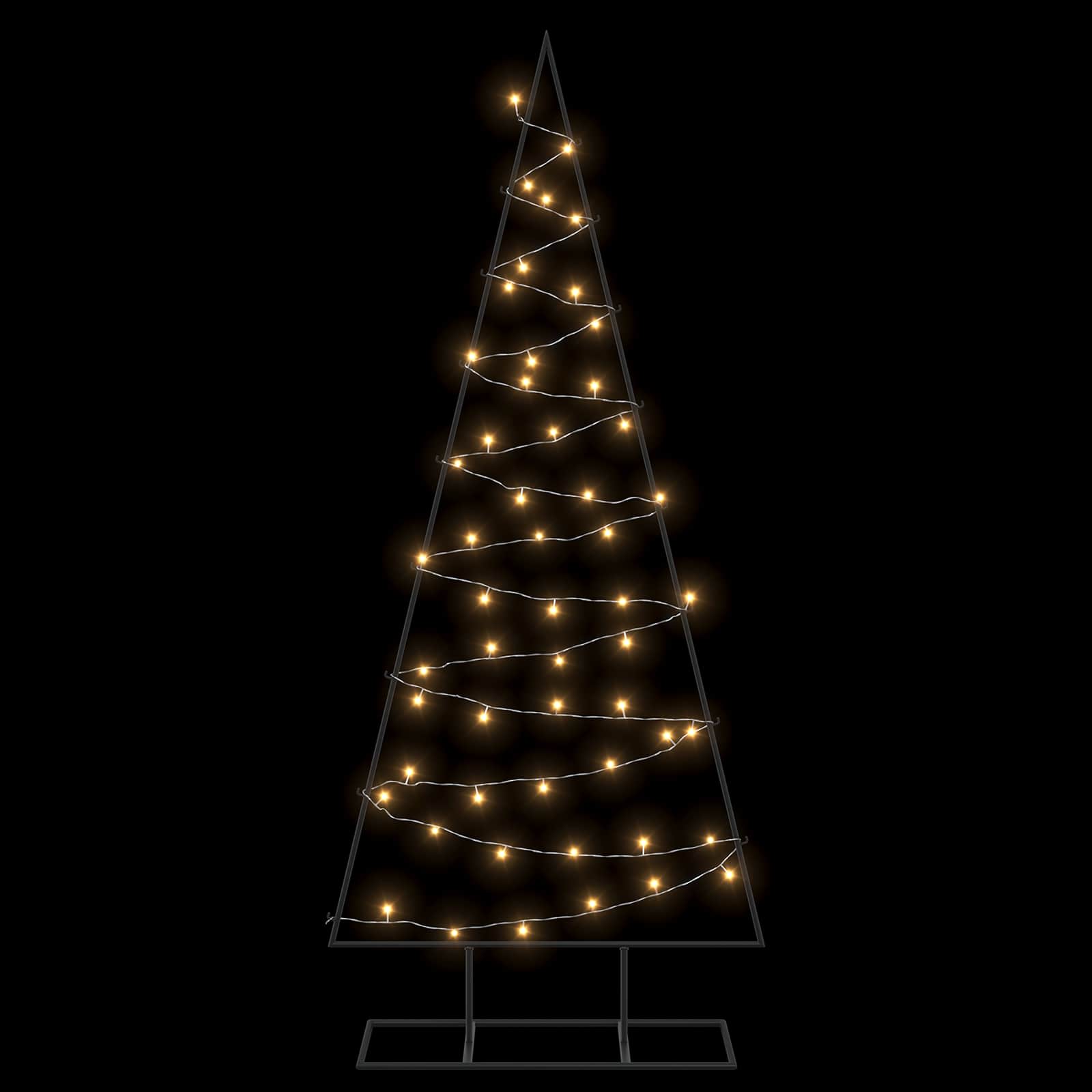 Albero di Natale in metallo con LED KUOPIO 150 cm Bianco caldo