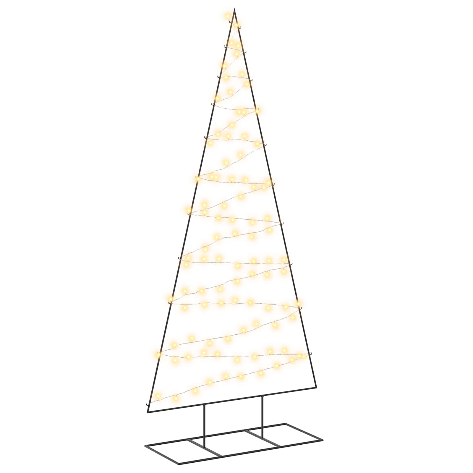 Albero di Natale in metallo con LED KUOPIO 210 cm Bianco caldo