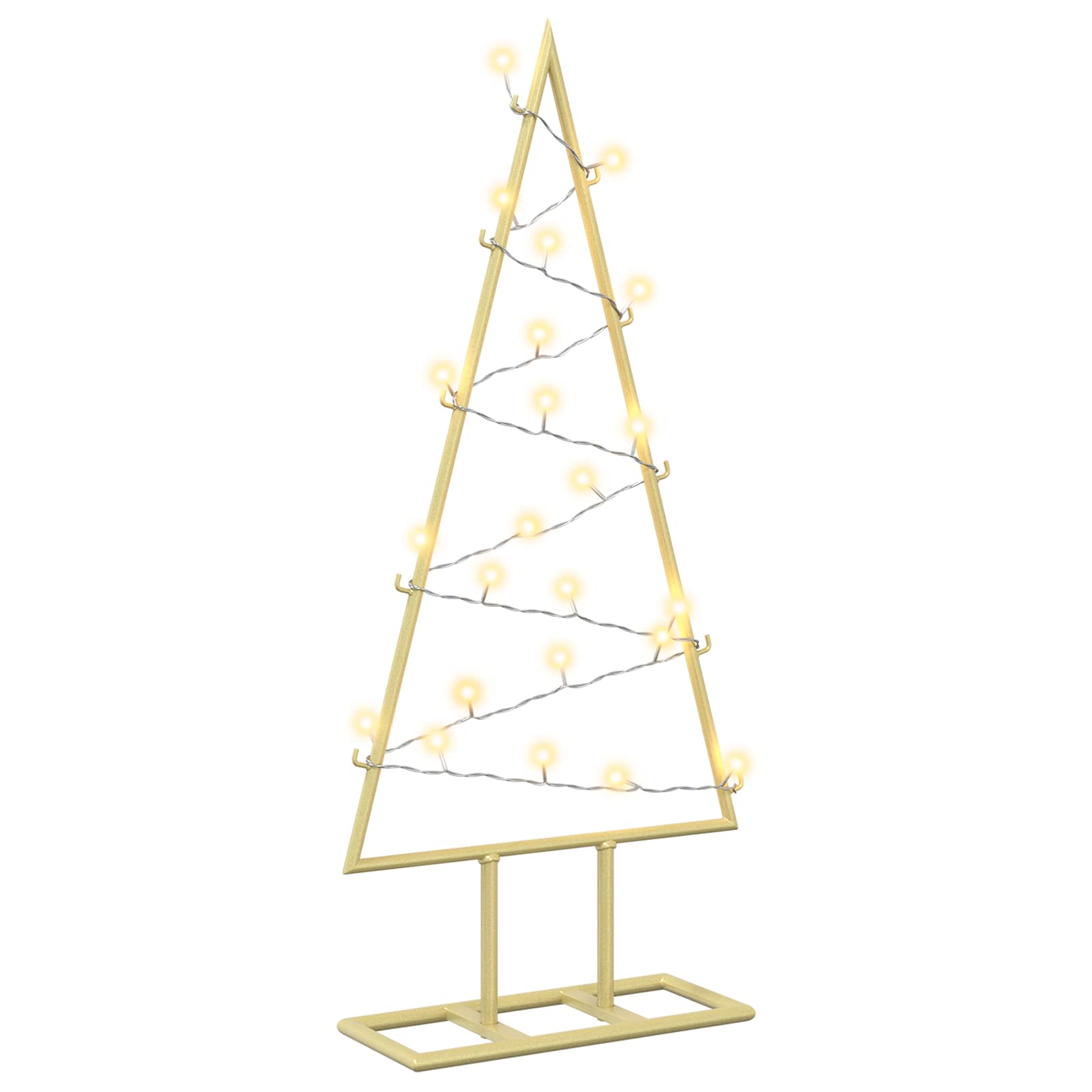 Albero di Natale in metallo con LED KUOPIO 60 cm Bianco caldo